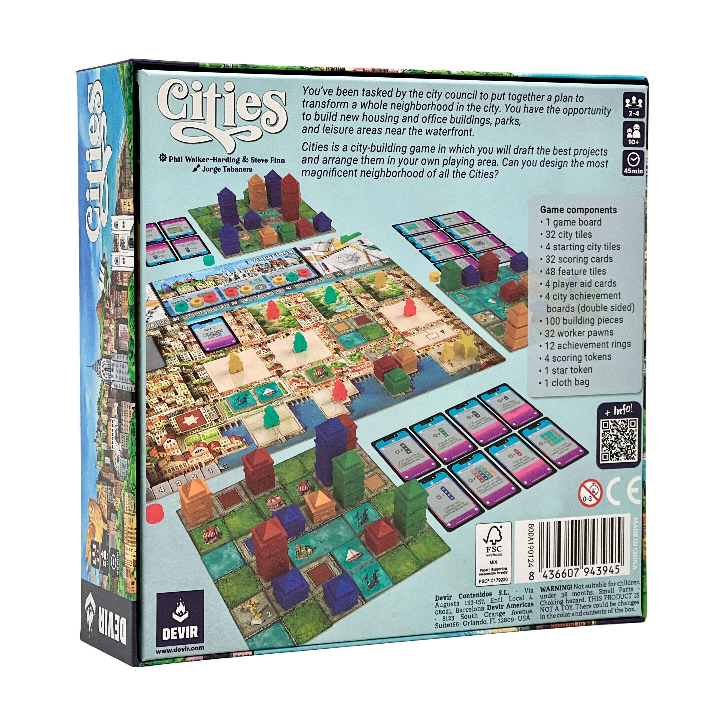 Alternative view of Cities: Ultimate City-Building Strategy Board Game