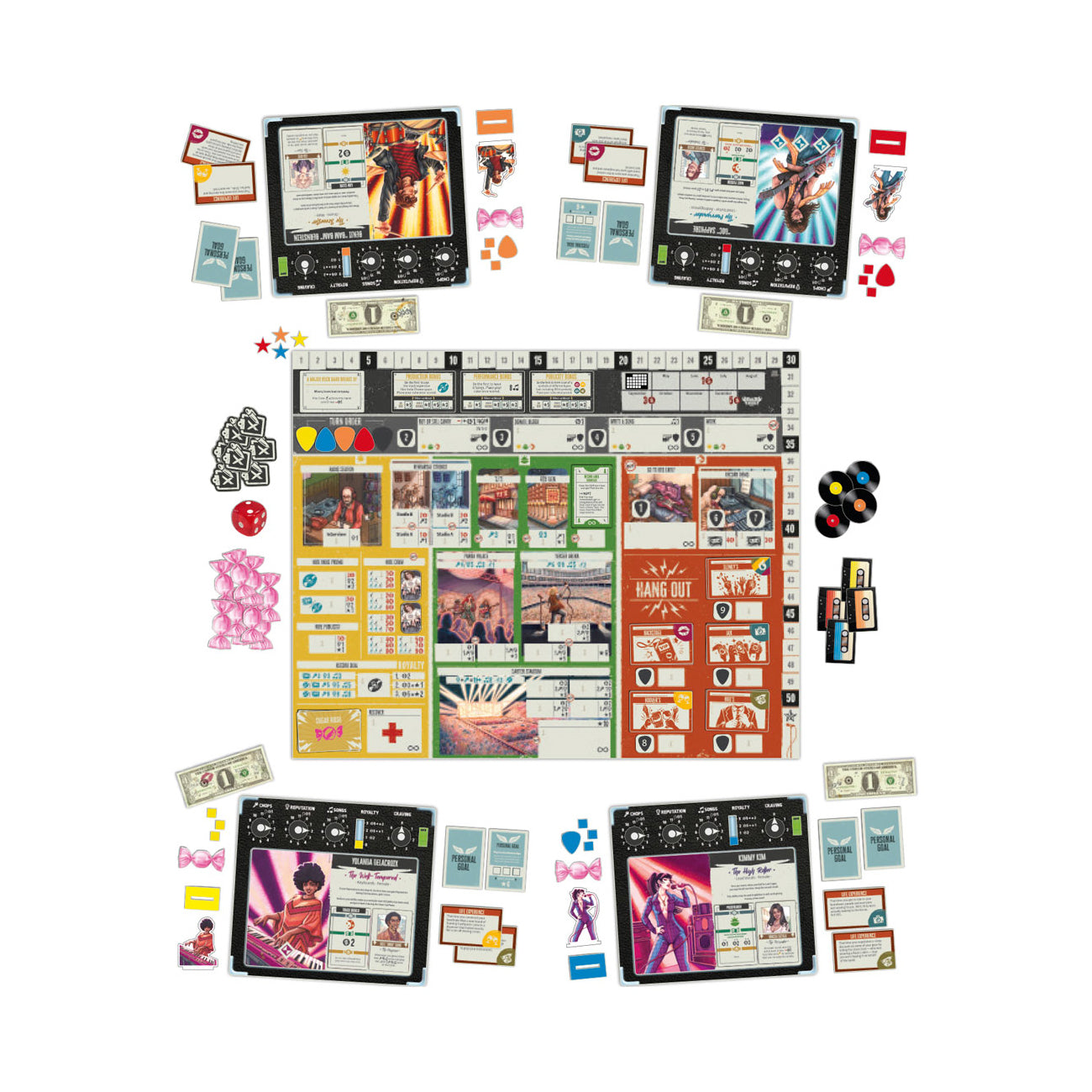Rock Hard: 1977 - Ultimate Rising Rock Star Board Game - Image 5