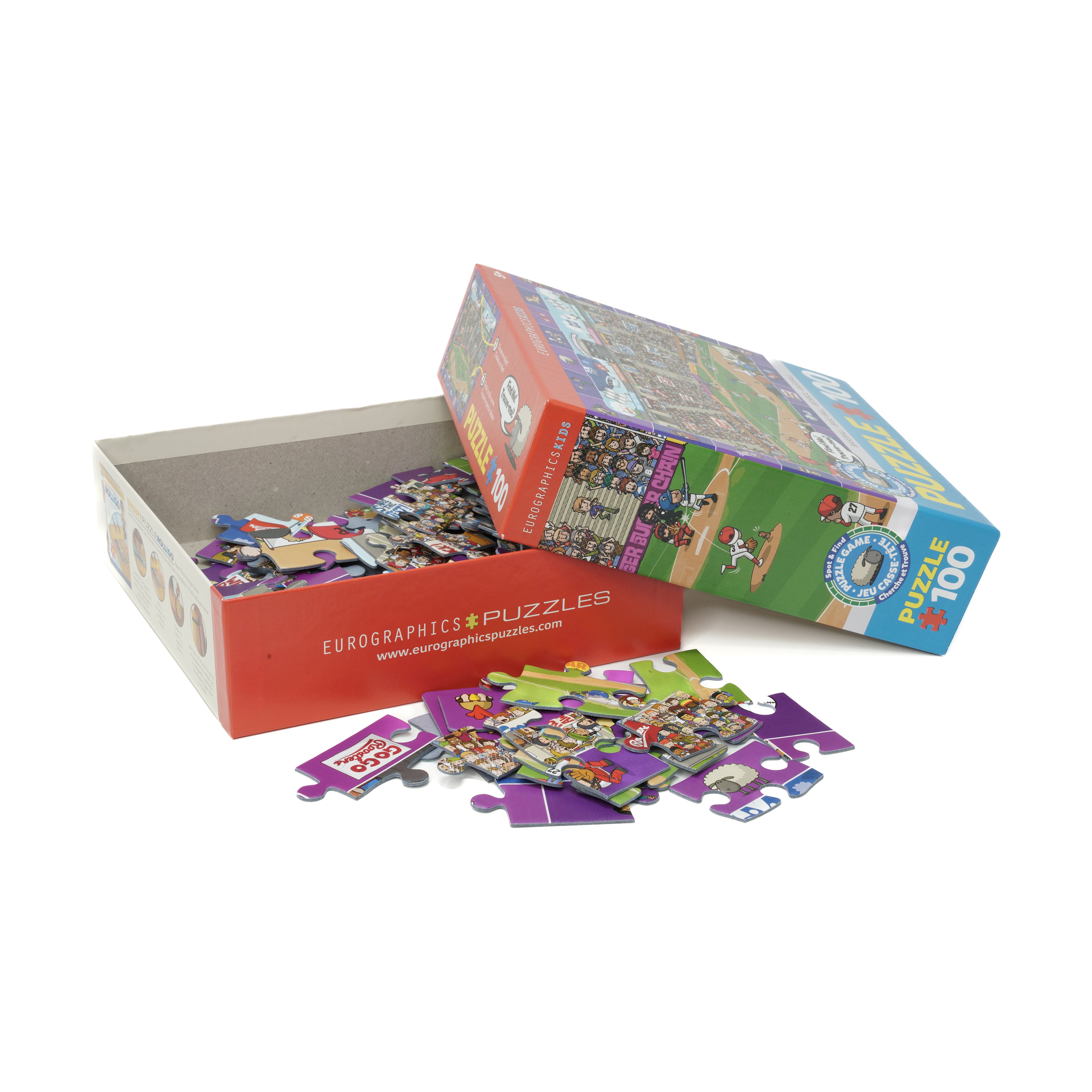 Spot & Find Baseball Themed Puzzle - 100 pc - Image 4