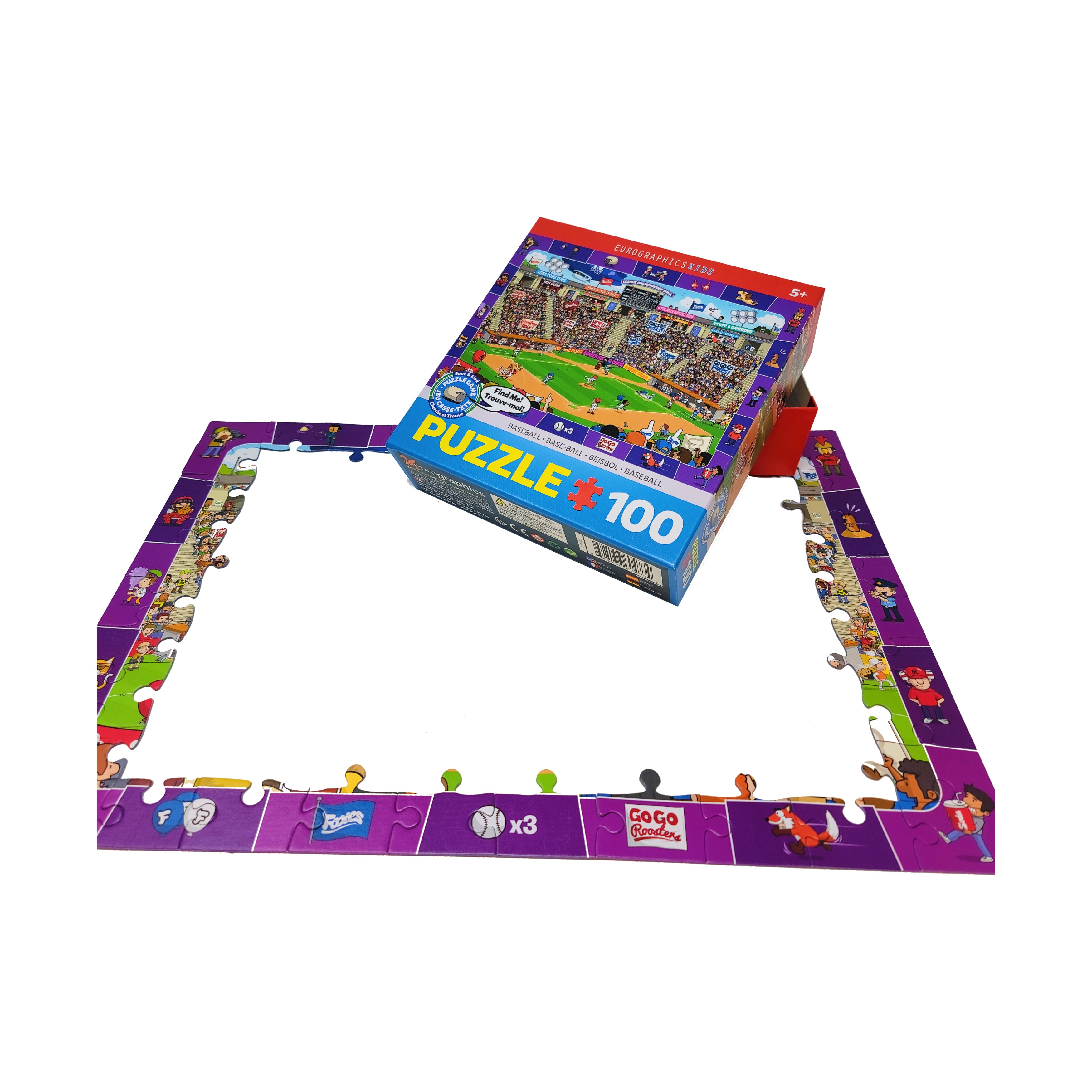 Spot & Find Baseball Themed Puzzle - 100 pc - Image 5