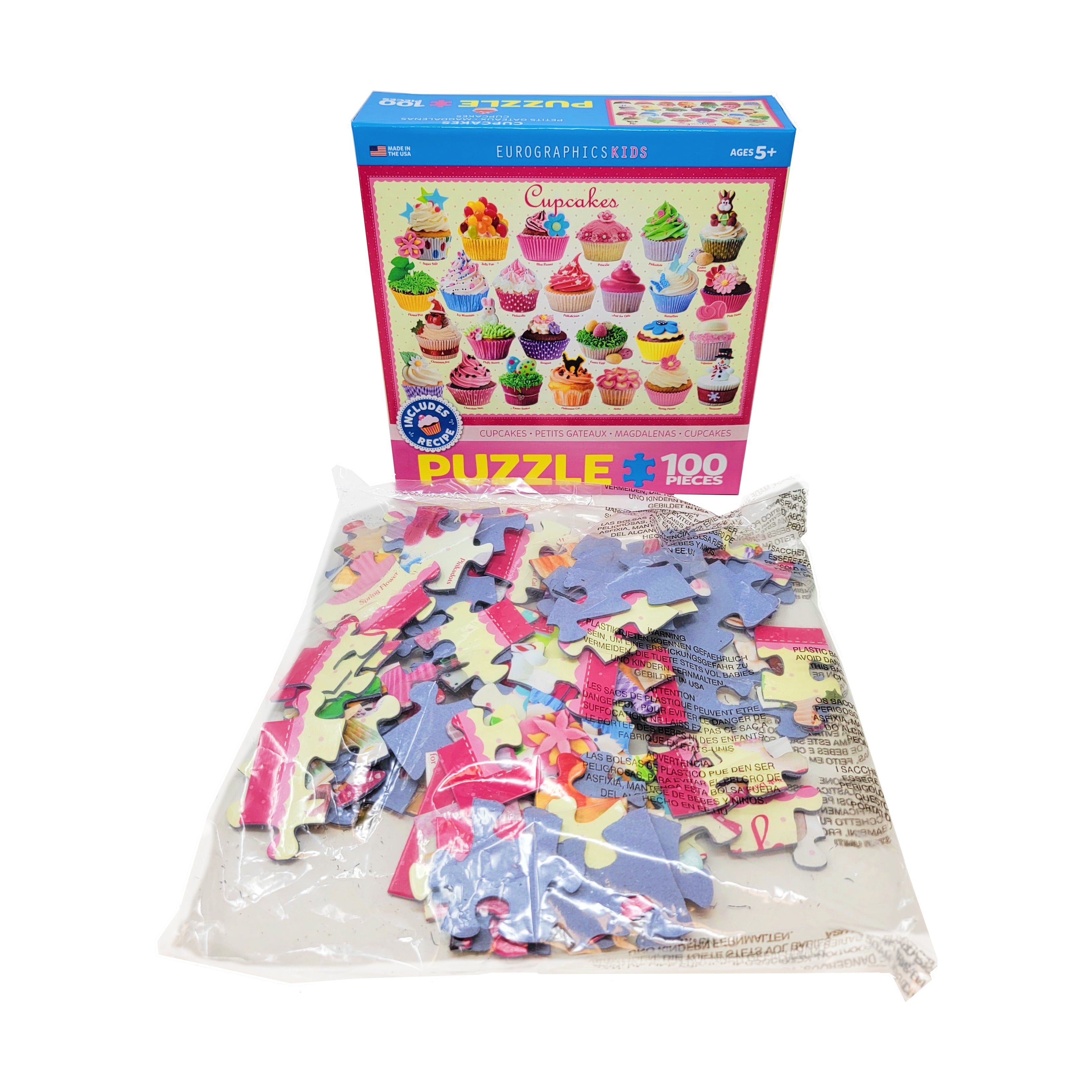 Sweet Delight Cupcakes Puzzle Playset - 100 Pieces - Image 5