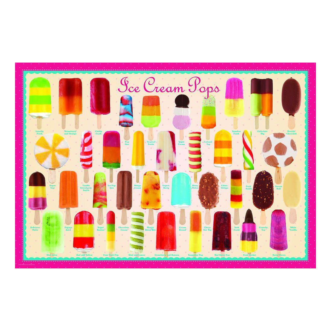 Frosty Treats Ice Cream Pops Puzzle - 100 Pieces - Image 2