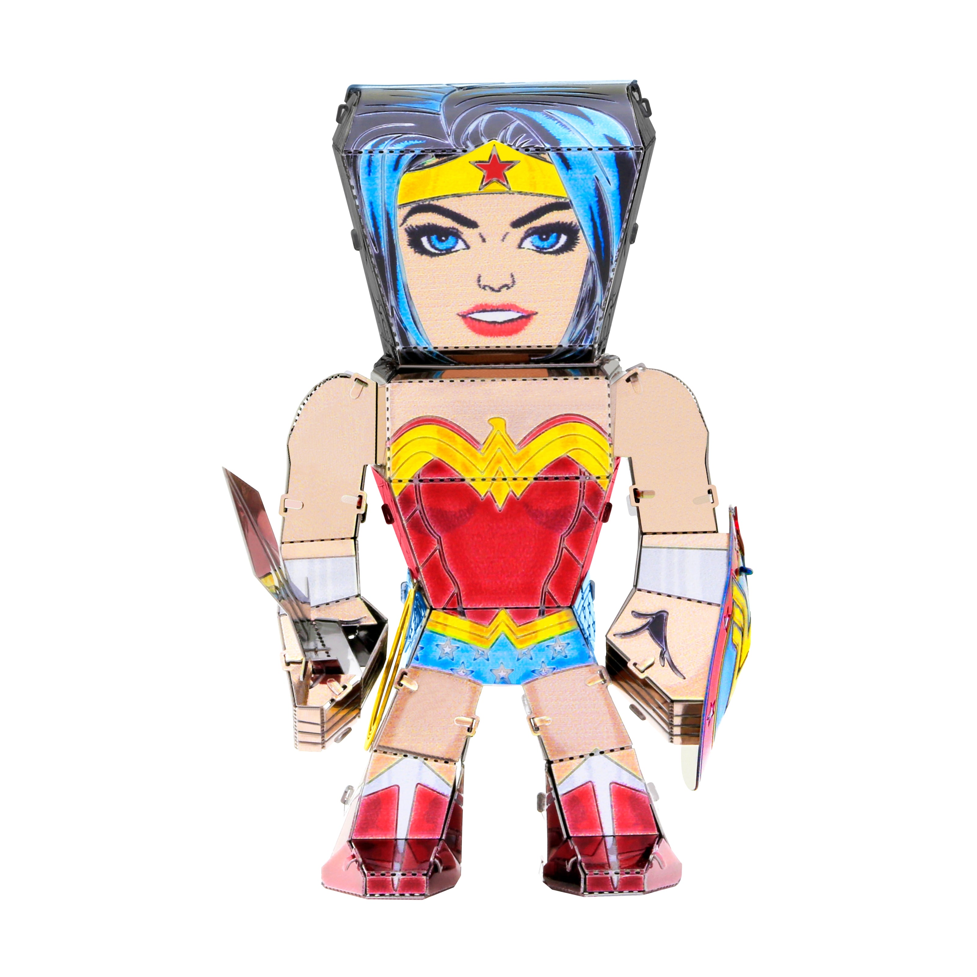 Alternative view of Metal Earth Legends 3D Wonder Woman Justice League Model Kit