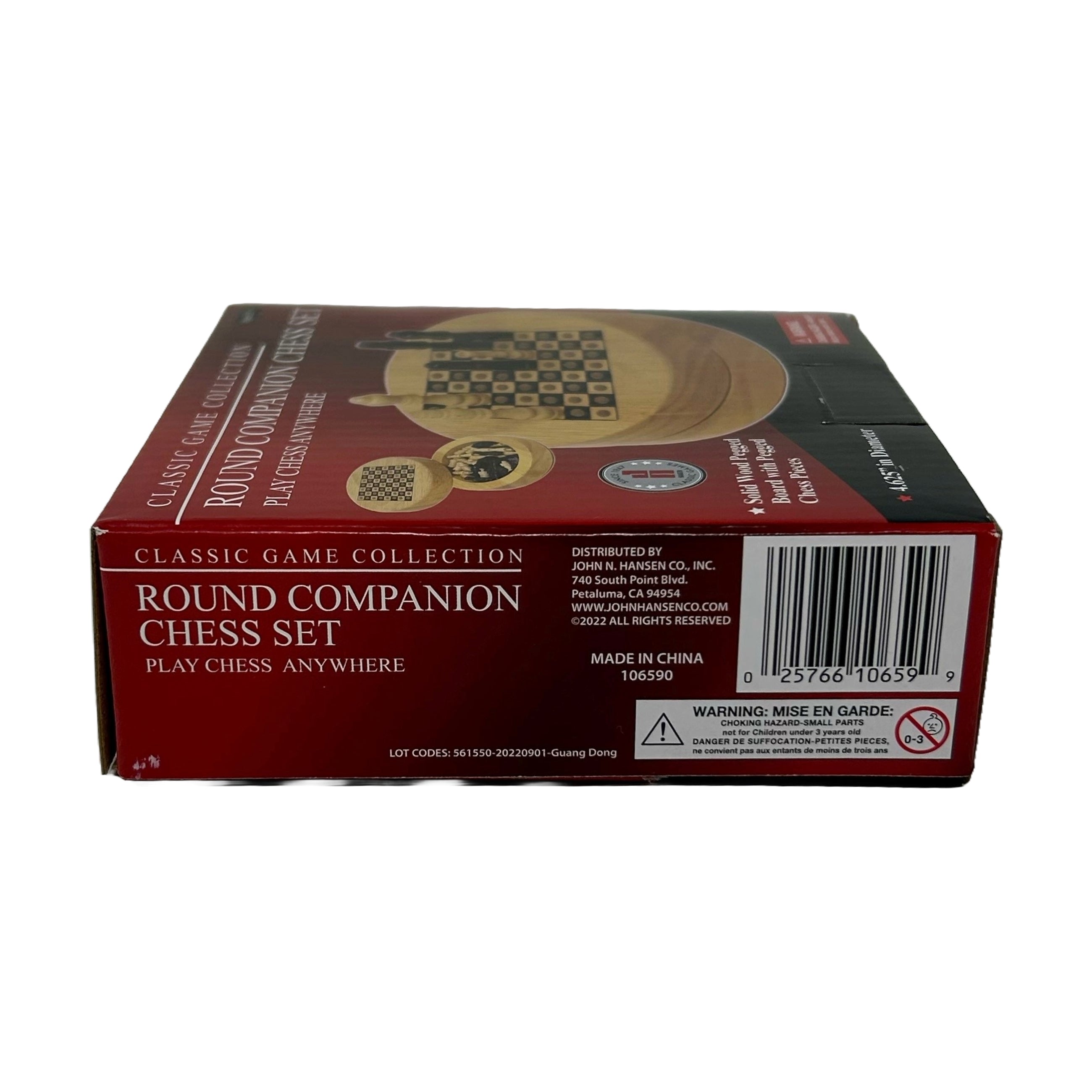 Classic Game Companion Round Chess Set - Portable Travel Edition - Image 5