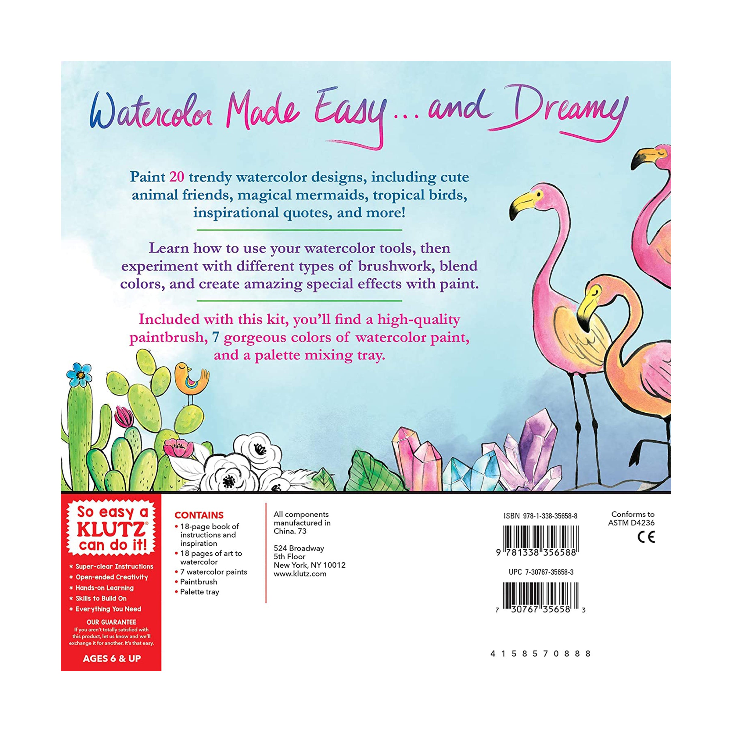 Alternative view of Whimsical Watercolor Dreams Complete Painting Kit for Kids and Teens