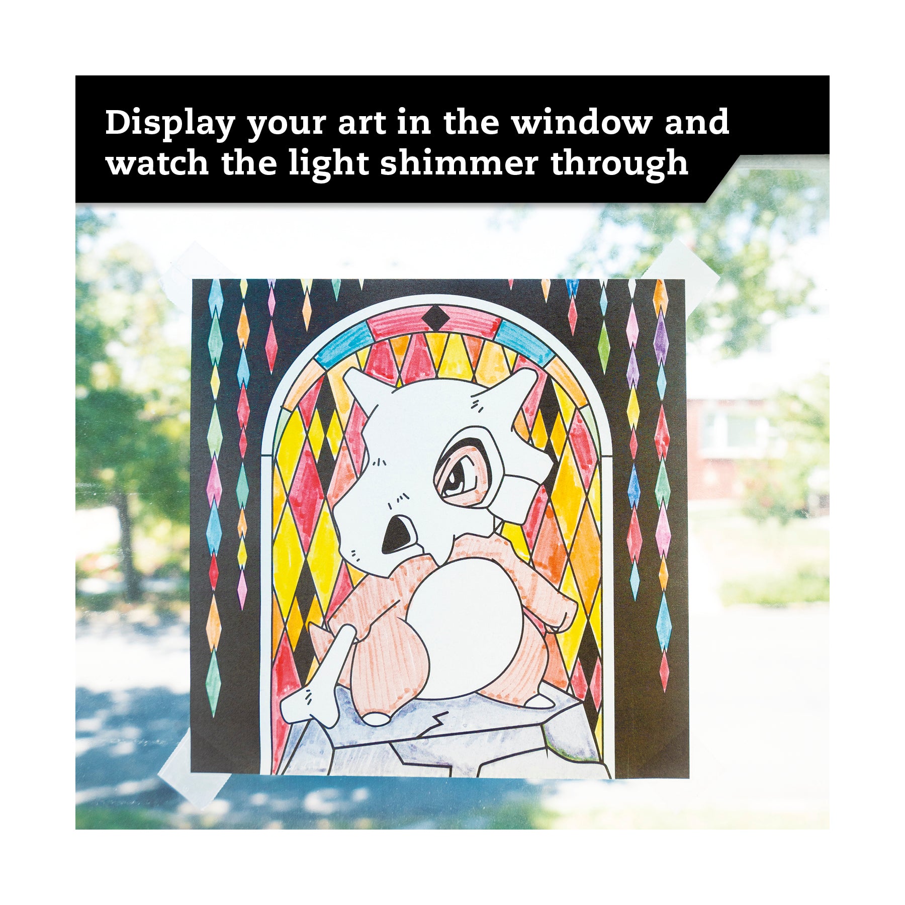 Pokemon Stained Glass Art Coloring Kit - Image 5