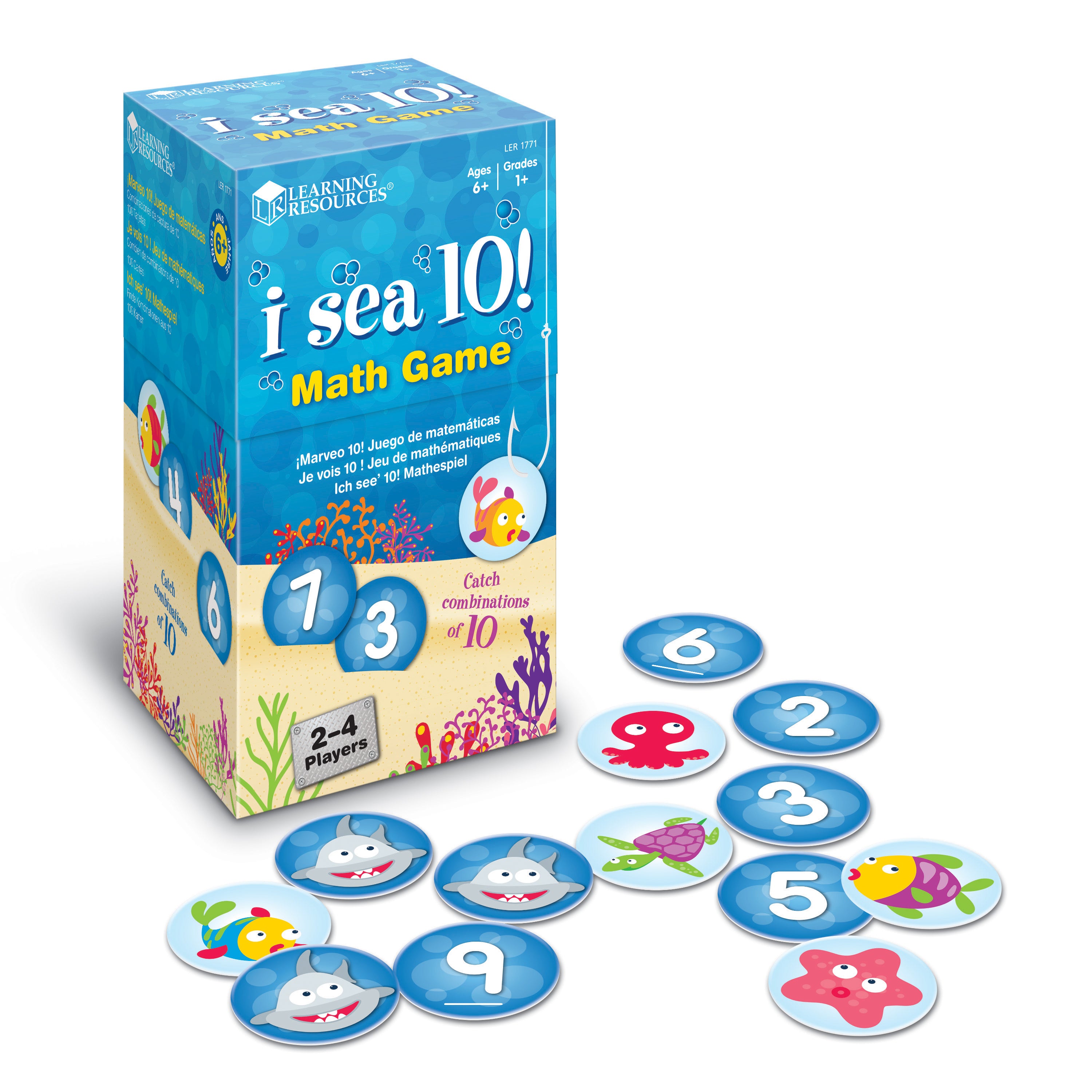 Alternative view of i Sea 10! Math Game - Shark-Themed Number Matching Fun