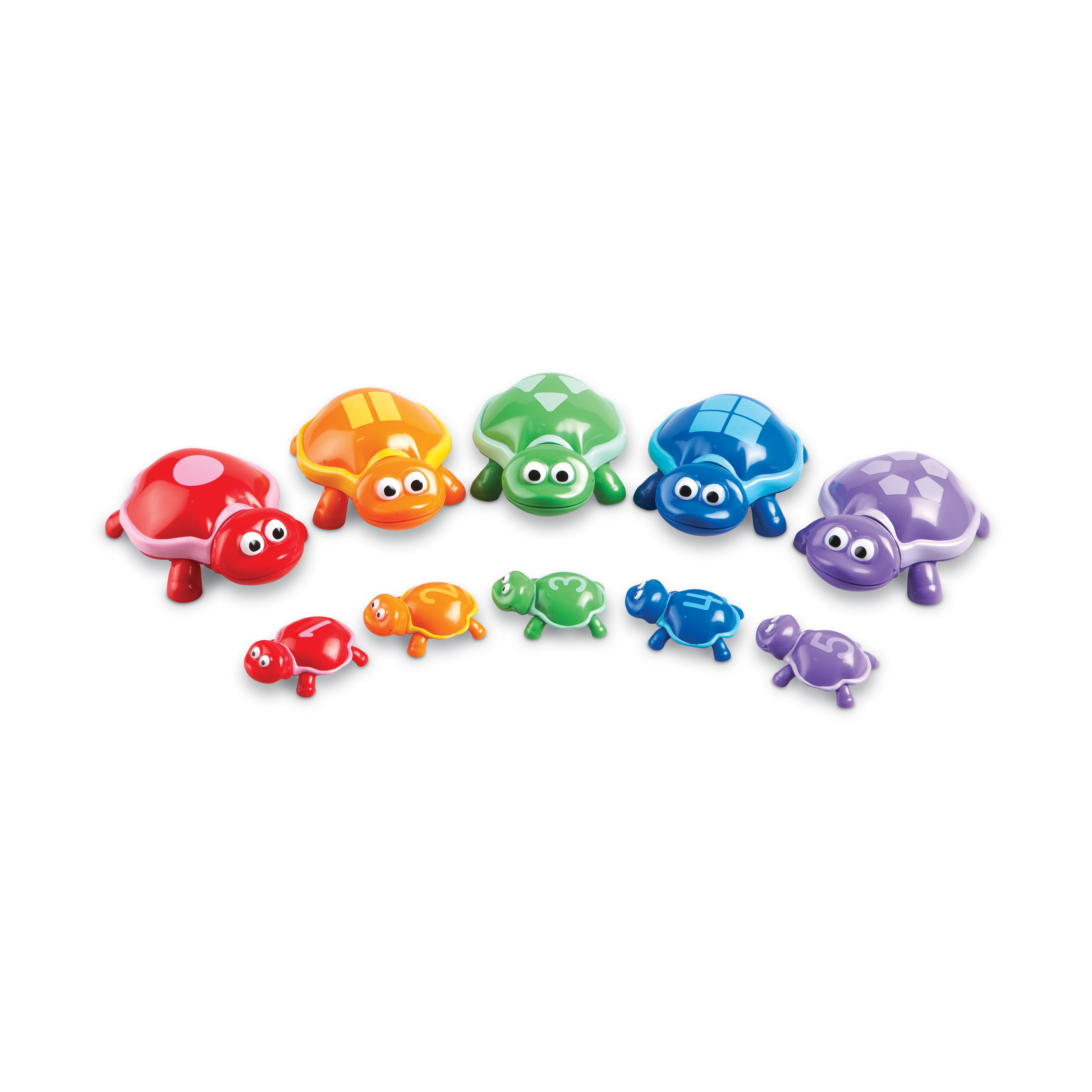 Learning Essentials Snap-n-Learn Number Turtles - Colorful Counting and Matching Game - Image 2