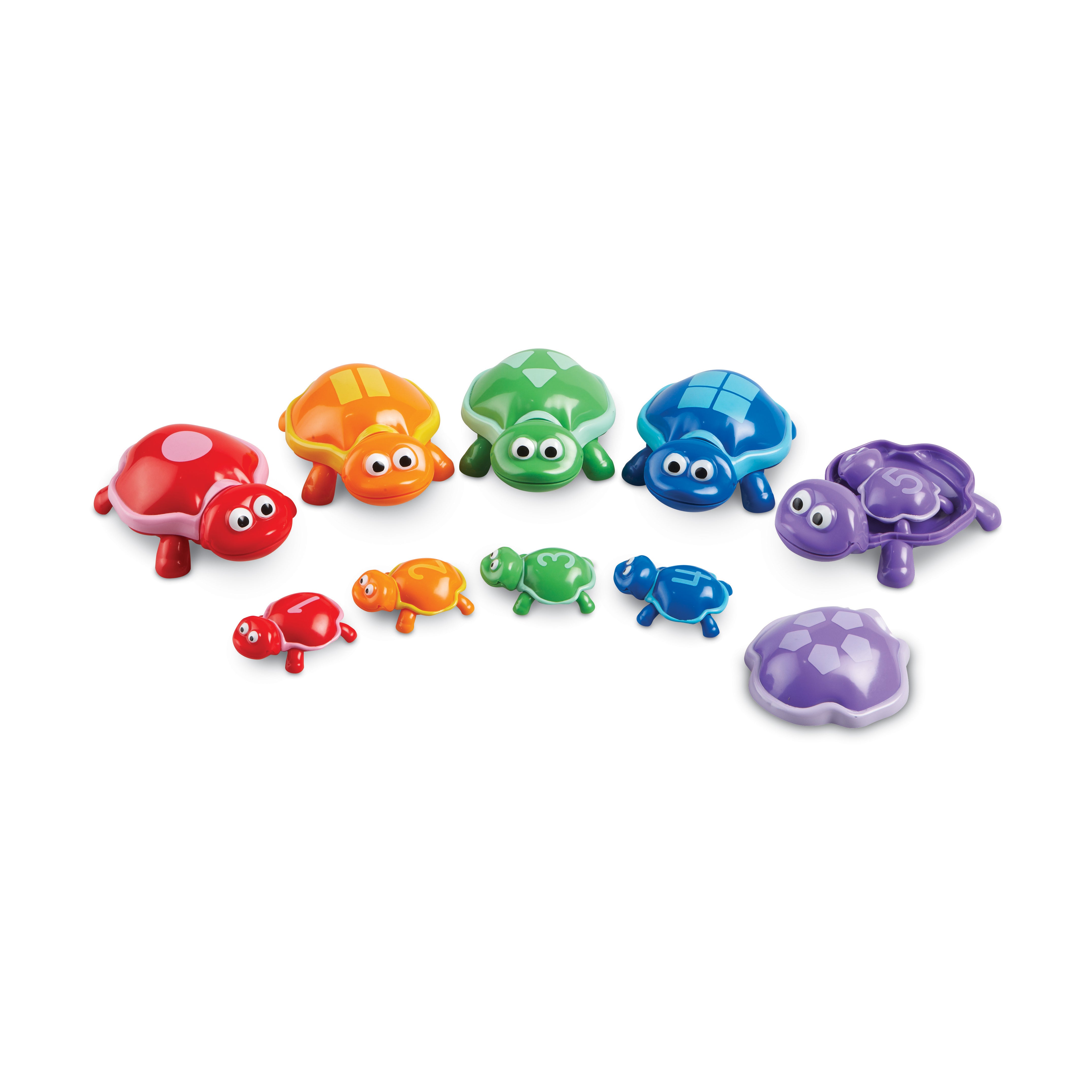 Learning Essentials Snap-n-Learn Number Turtles - Colorful Counting and Matching Game - Image 3