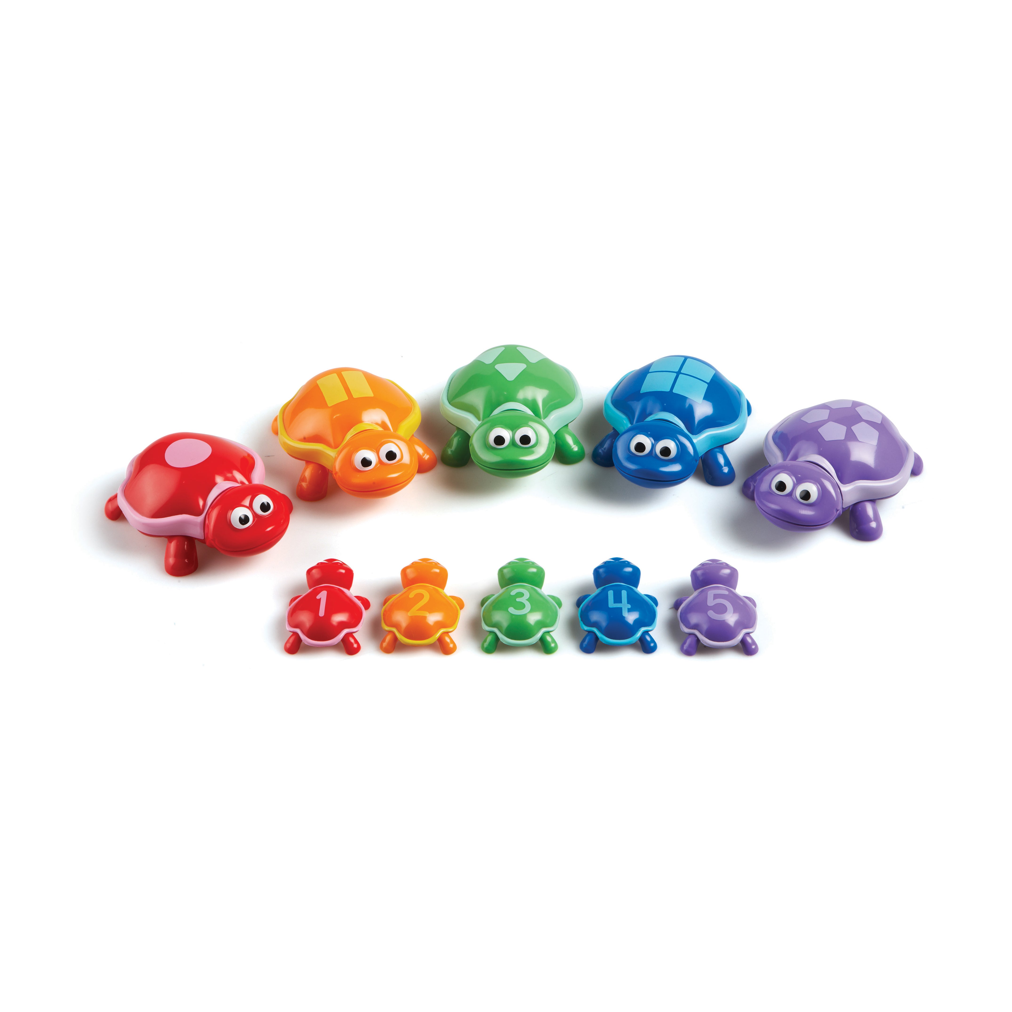 Learning Essentials Snap-n-Learn Number Turtles - Colorful Counting and Matching Game - Image 4