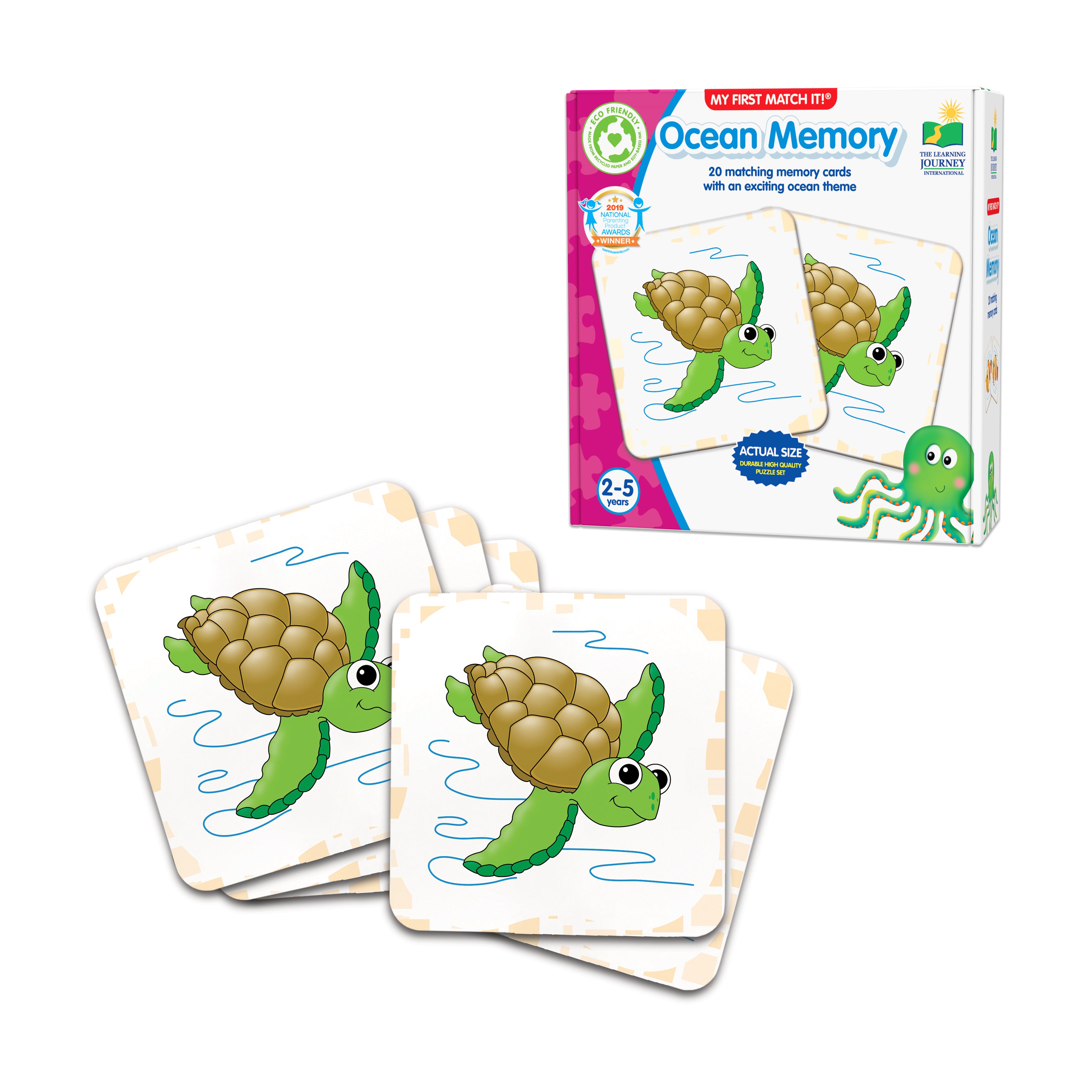 My First Match It! Ocean Memory - Toddler Matching Game - Image 3