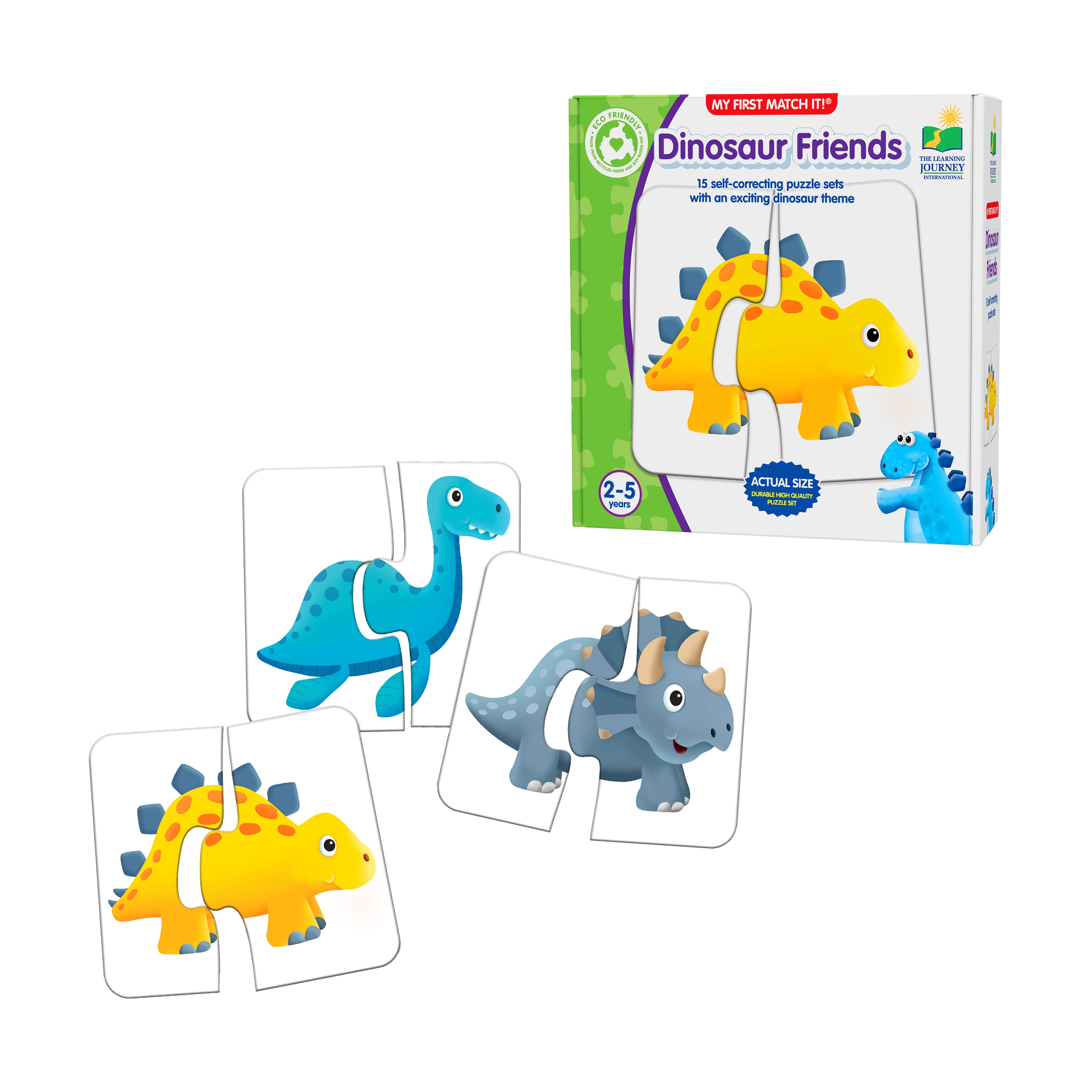 My First Match It! - Dinosaur Friends - Educational Puzzle Game - Image 3