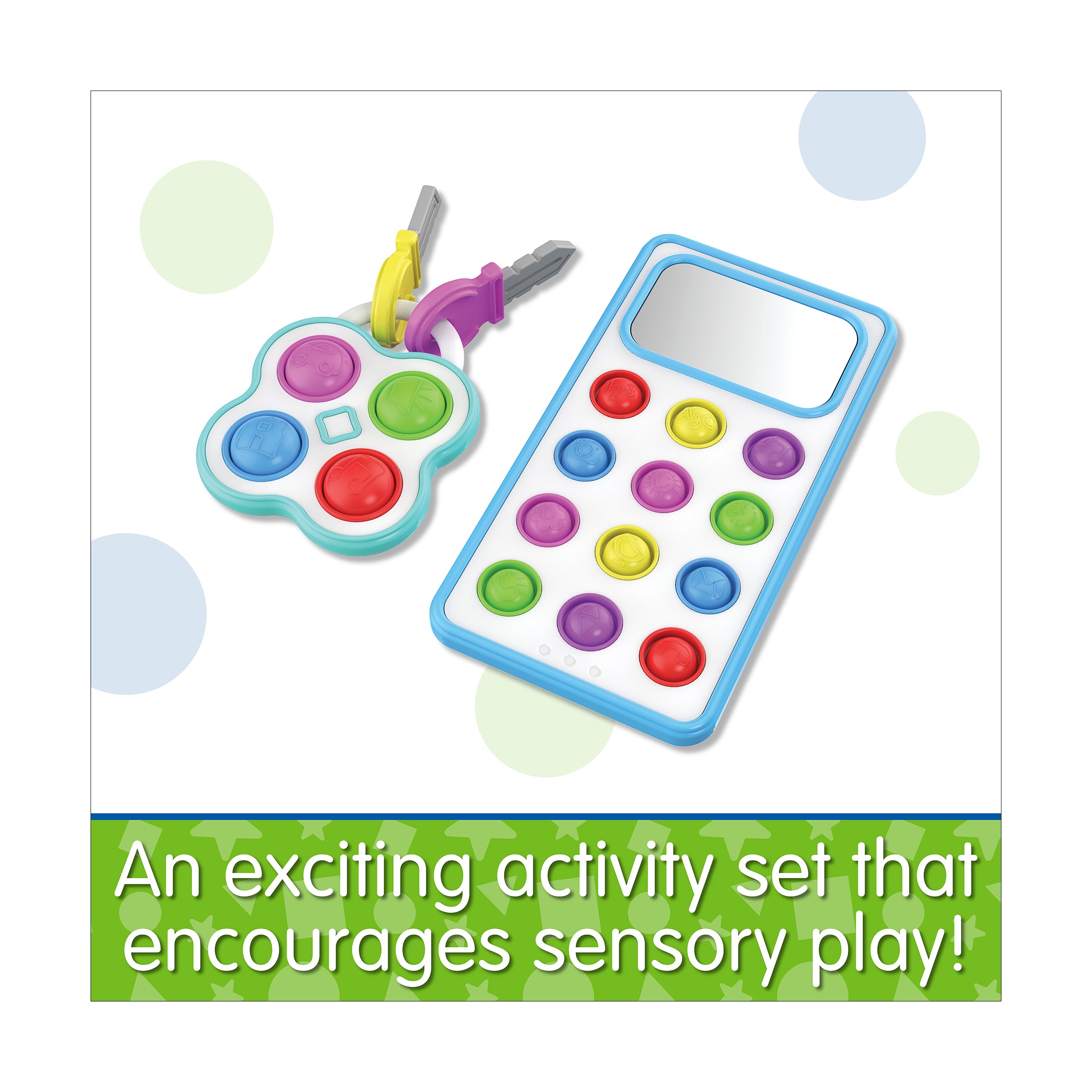 Early Learning Pop & Discover Phone and Keys Activity Set - Image 4