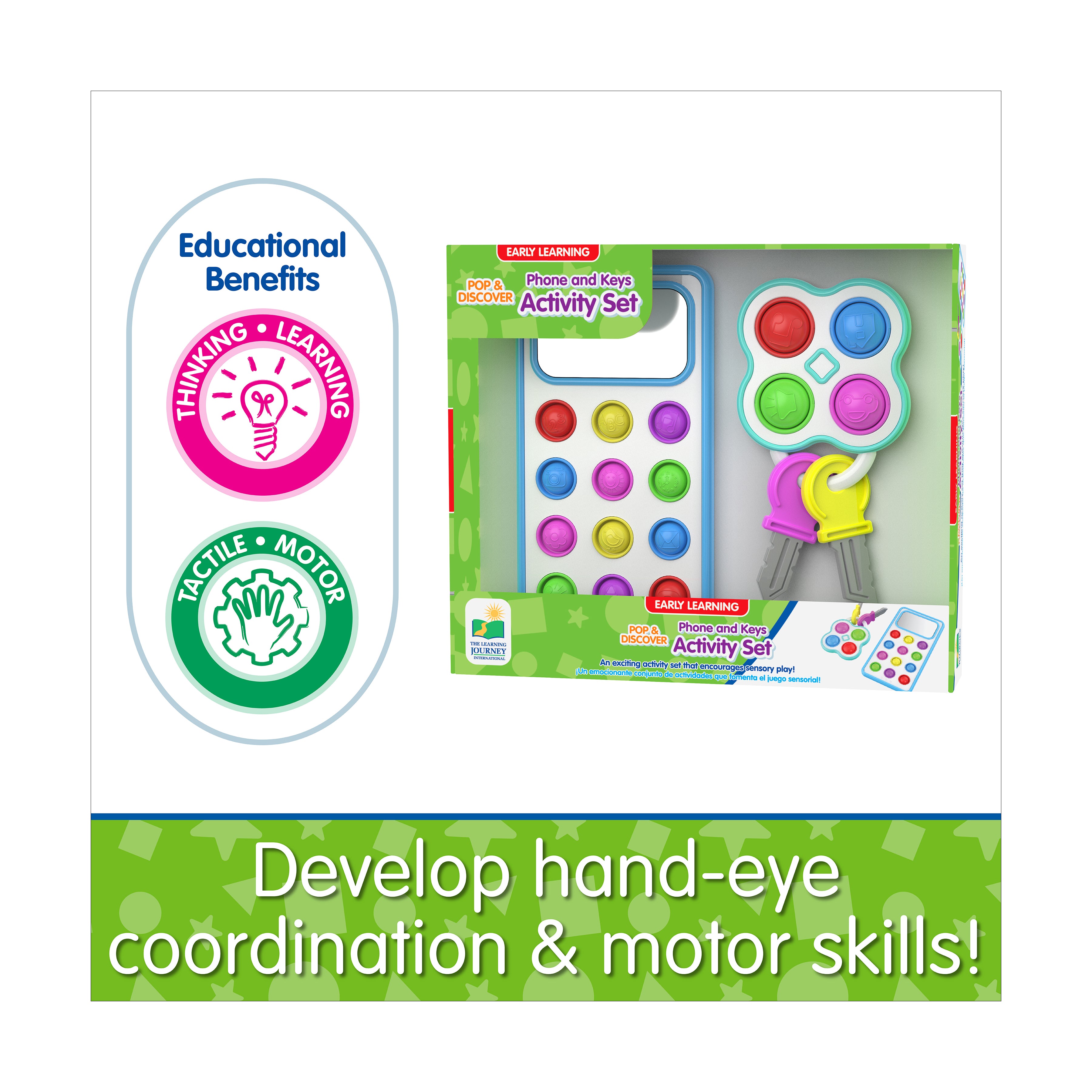 Early Learning Pop & Discover Phone and Keys Activity Set - Image 5