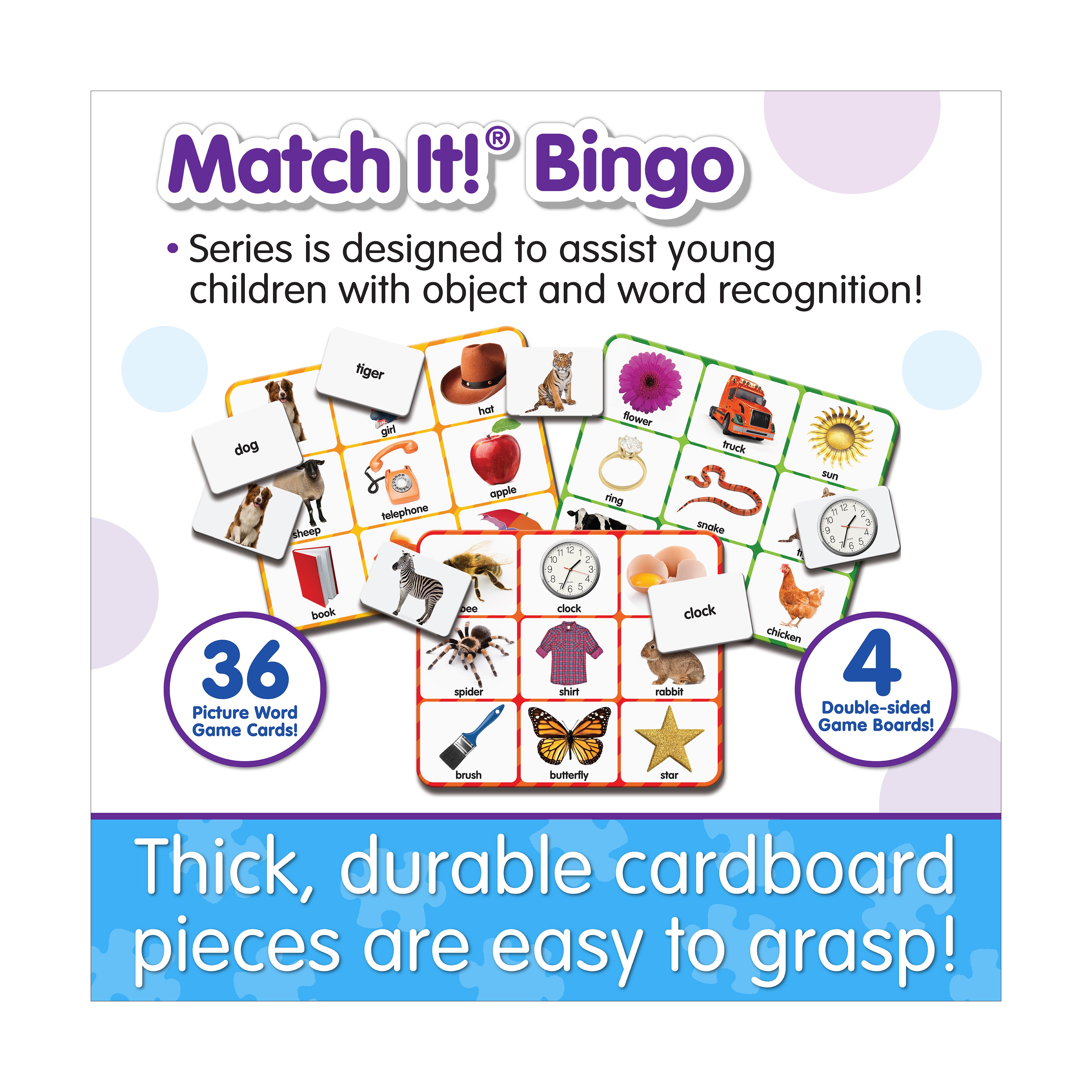 Match It! - Picture Word Bingo - Eco-Friendly Educational Game - Image 5