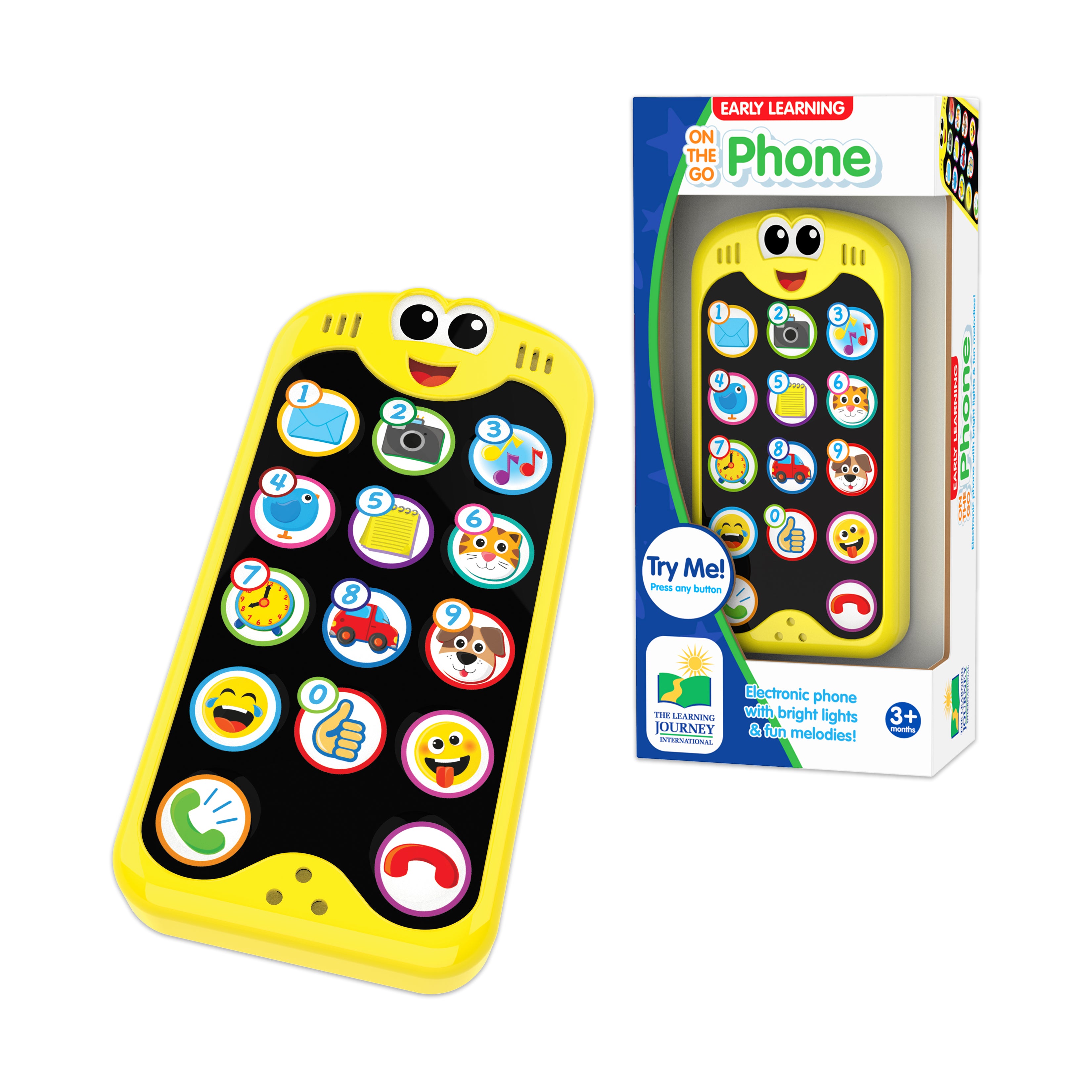 Early Learning On-the-Go Interactive Phone with Lights and Sounds - Image 3