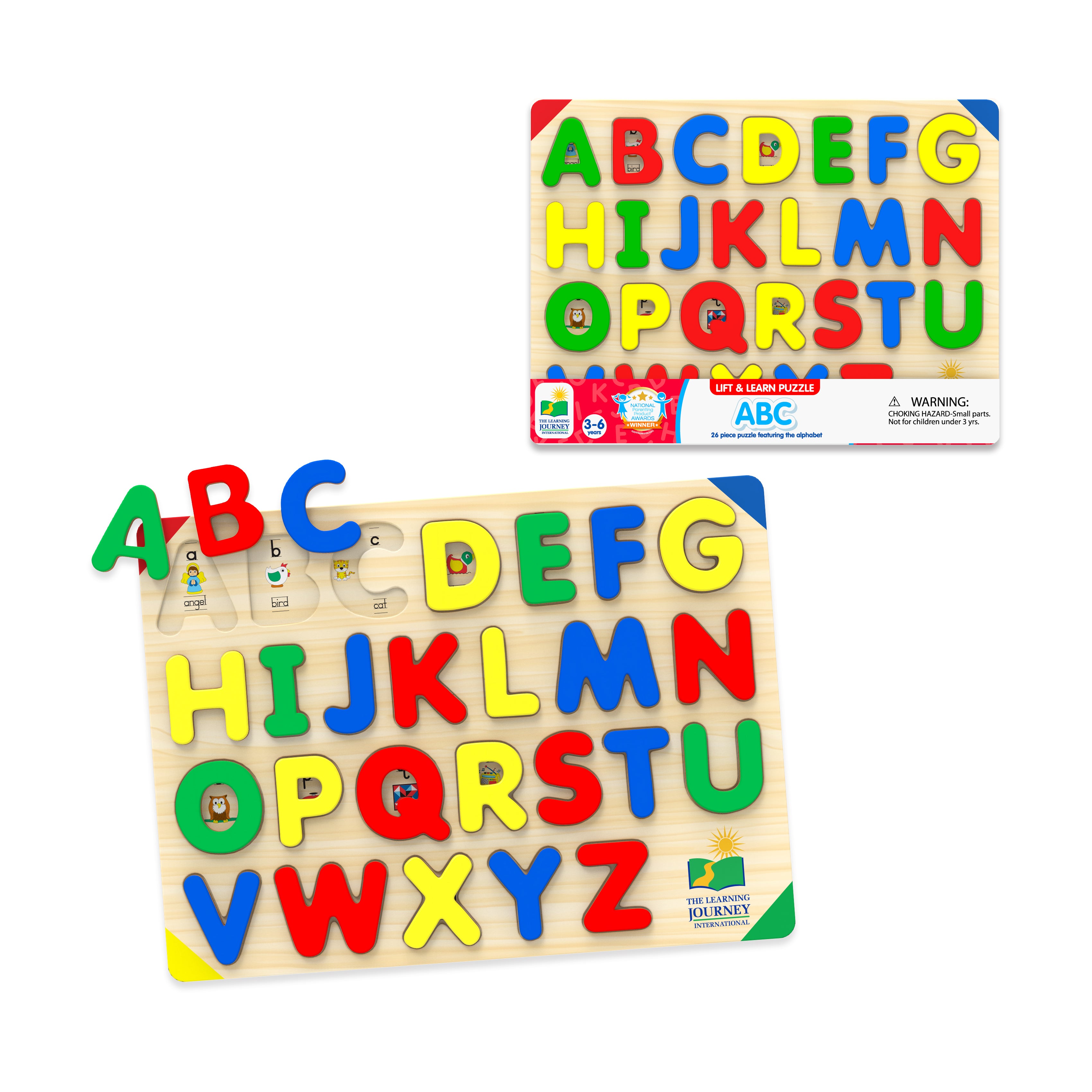 Eco Alphabet Adventure Lift & Learn Puzzle - 26 Pc - Image 3