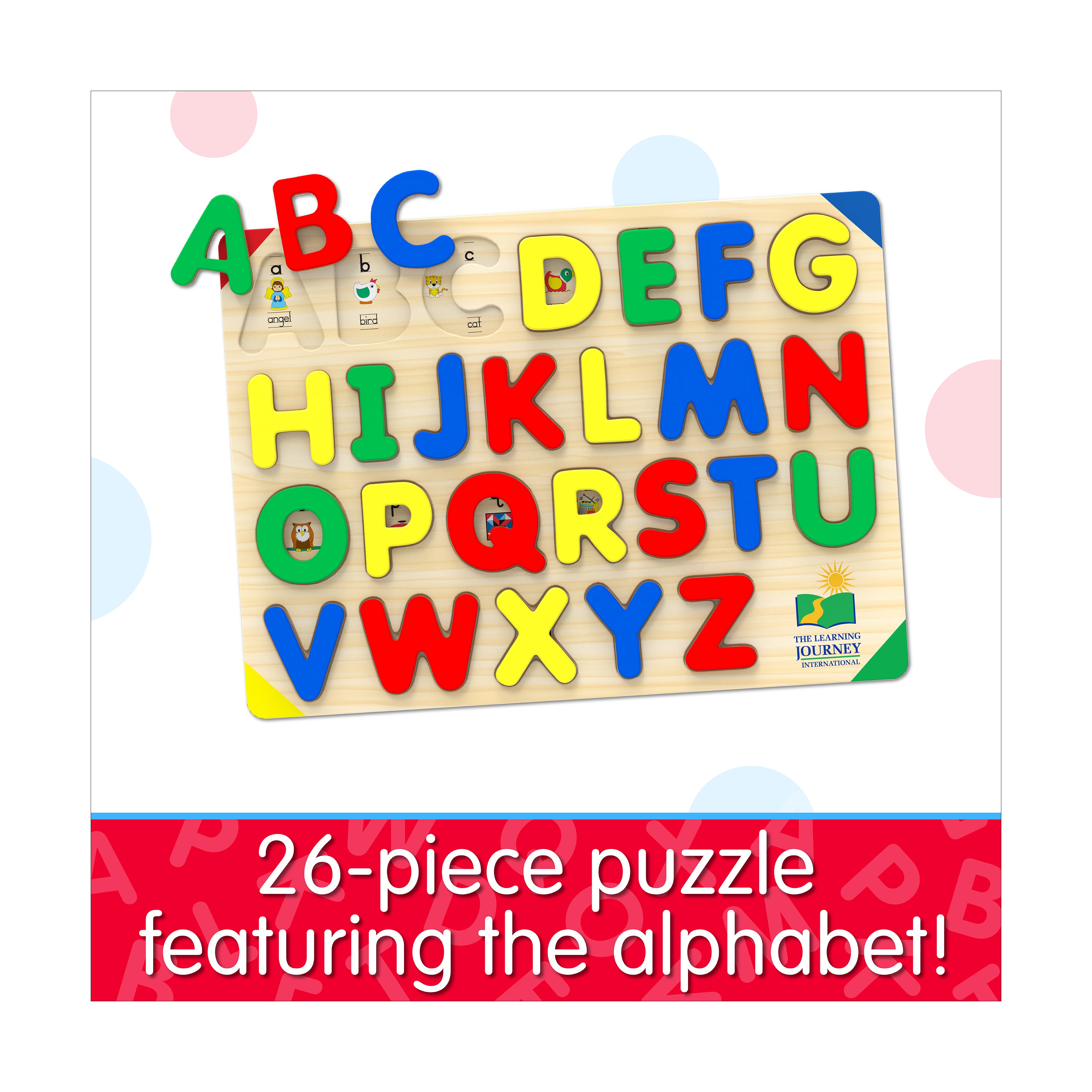 Eco Alphabet Adventure Lift & Learn Puzzle - 26 Pc - Image 4