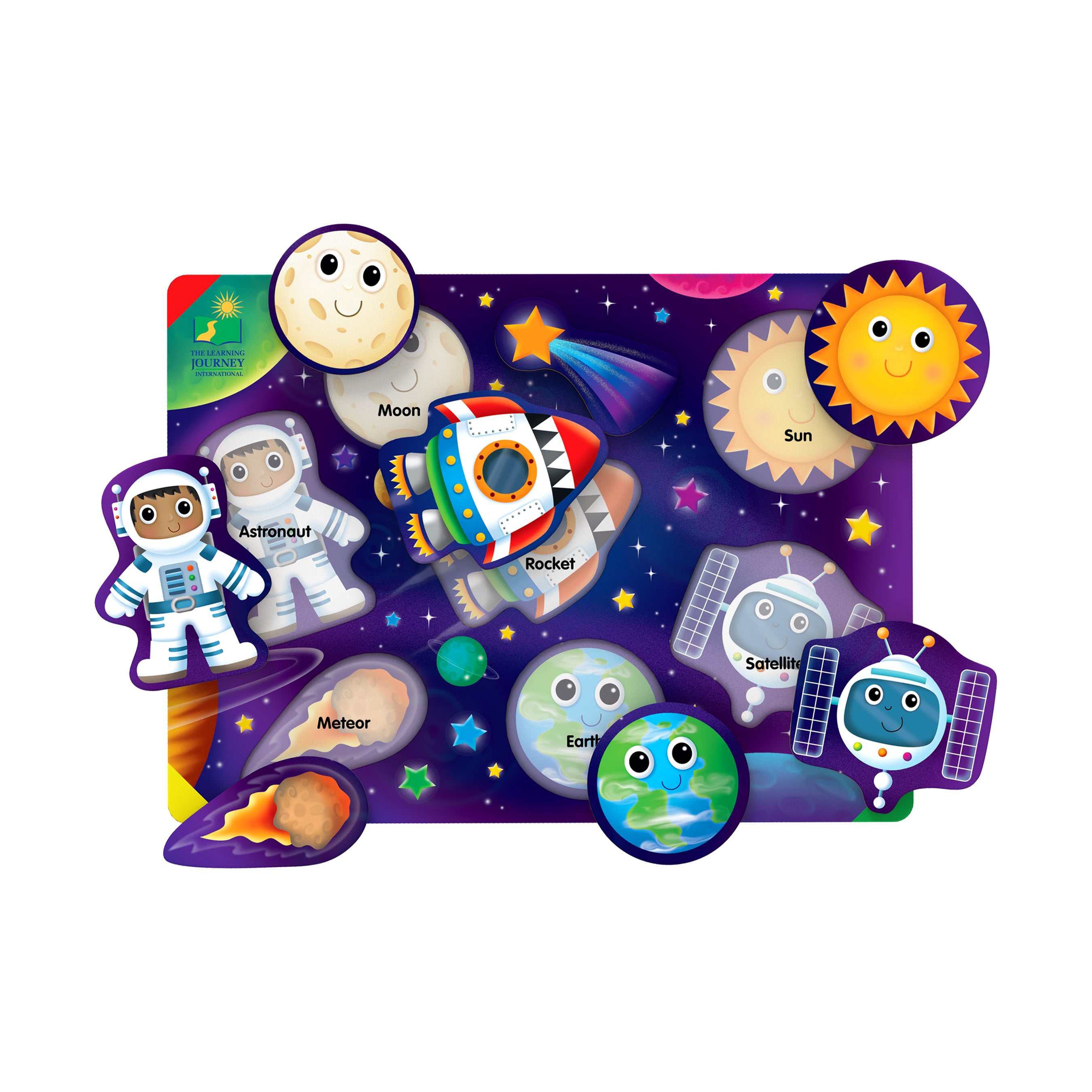 My First Lift & Learn Space Exploration Puzzle - 8 pc - Image 2