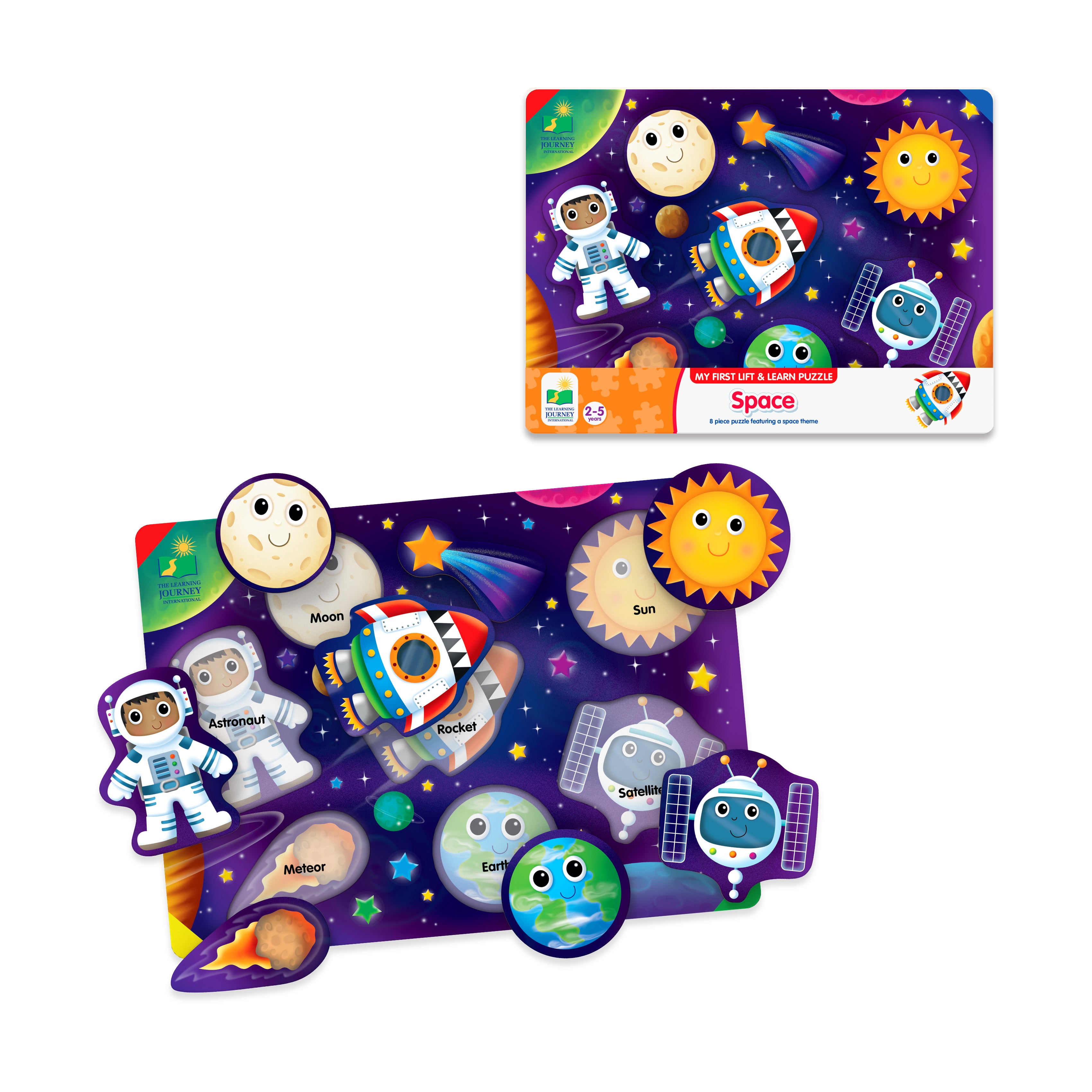 My First Lift & Learn Space Exploration Puzzle - 8 pc - Image 3