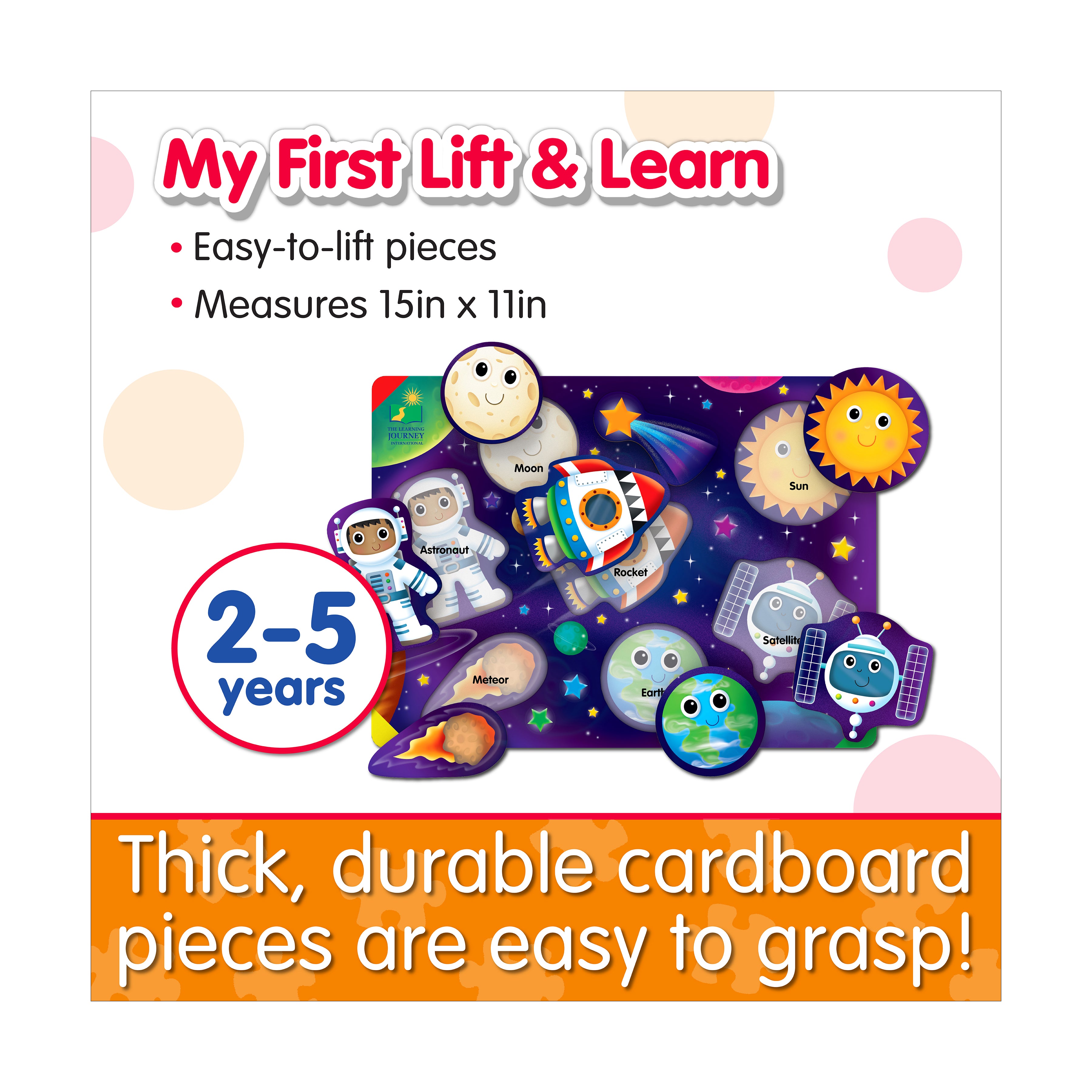 My First Lift & Learn Space Exploration Puzzle - 8 pc - Image 5