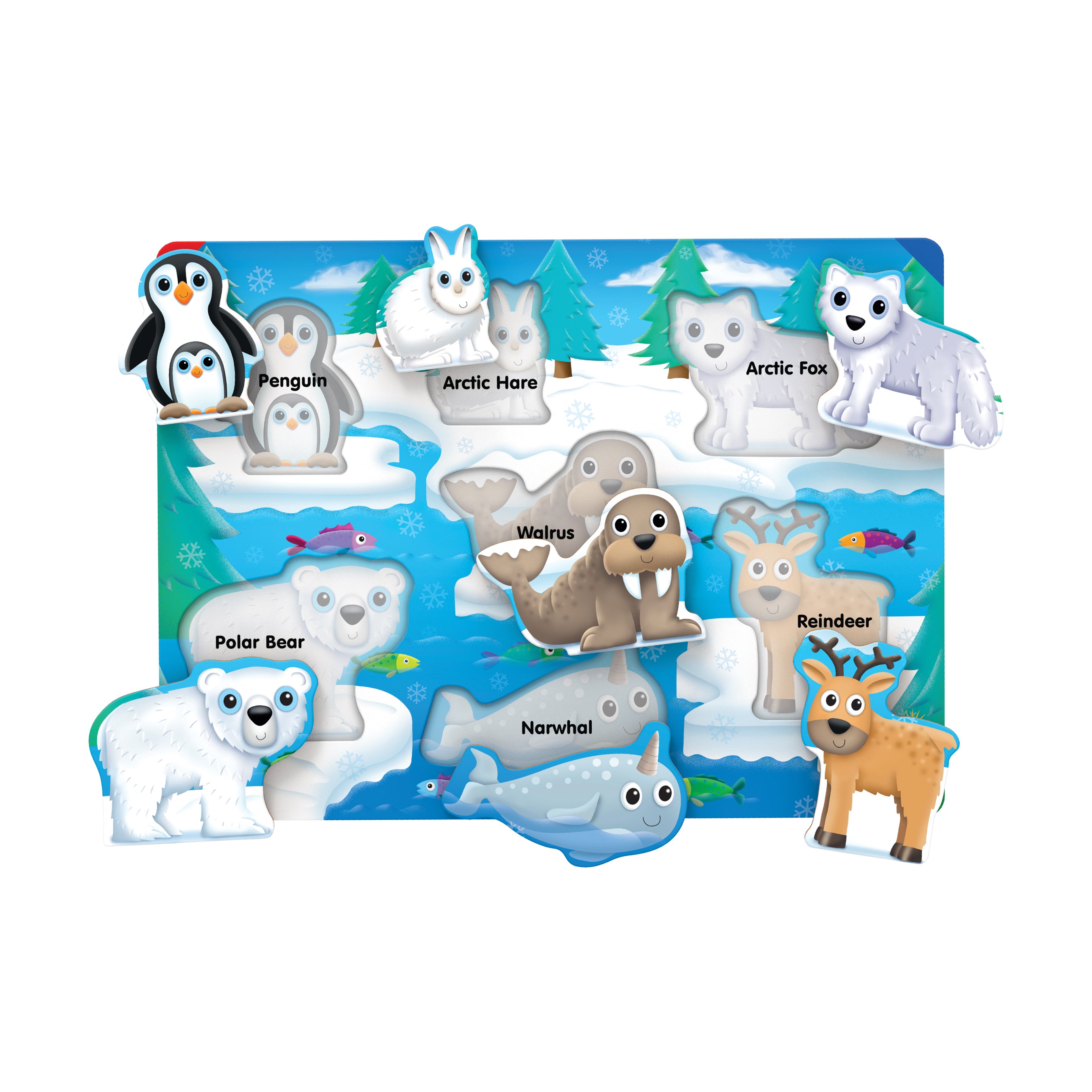 My First Lift & Learn Arctic Puzzle - 7 pc - Image 2
