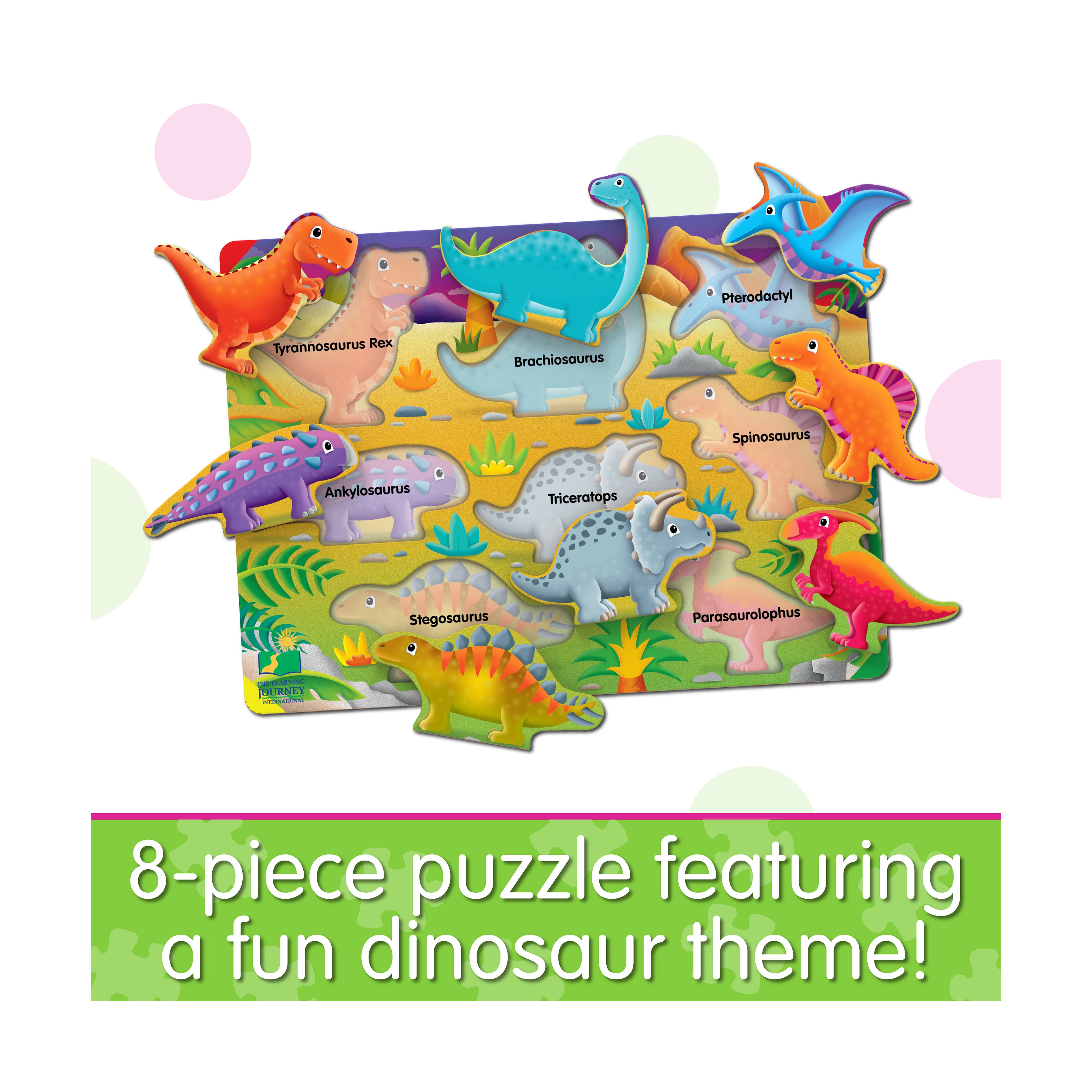 My First Lift & Learn Dinosaur Puzzle - 8 pcs - Image 4