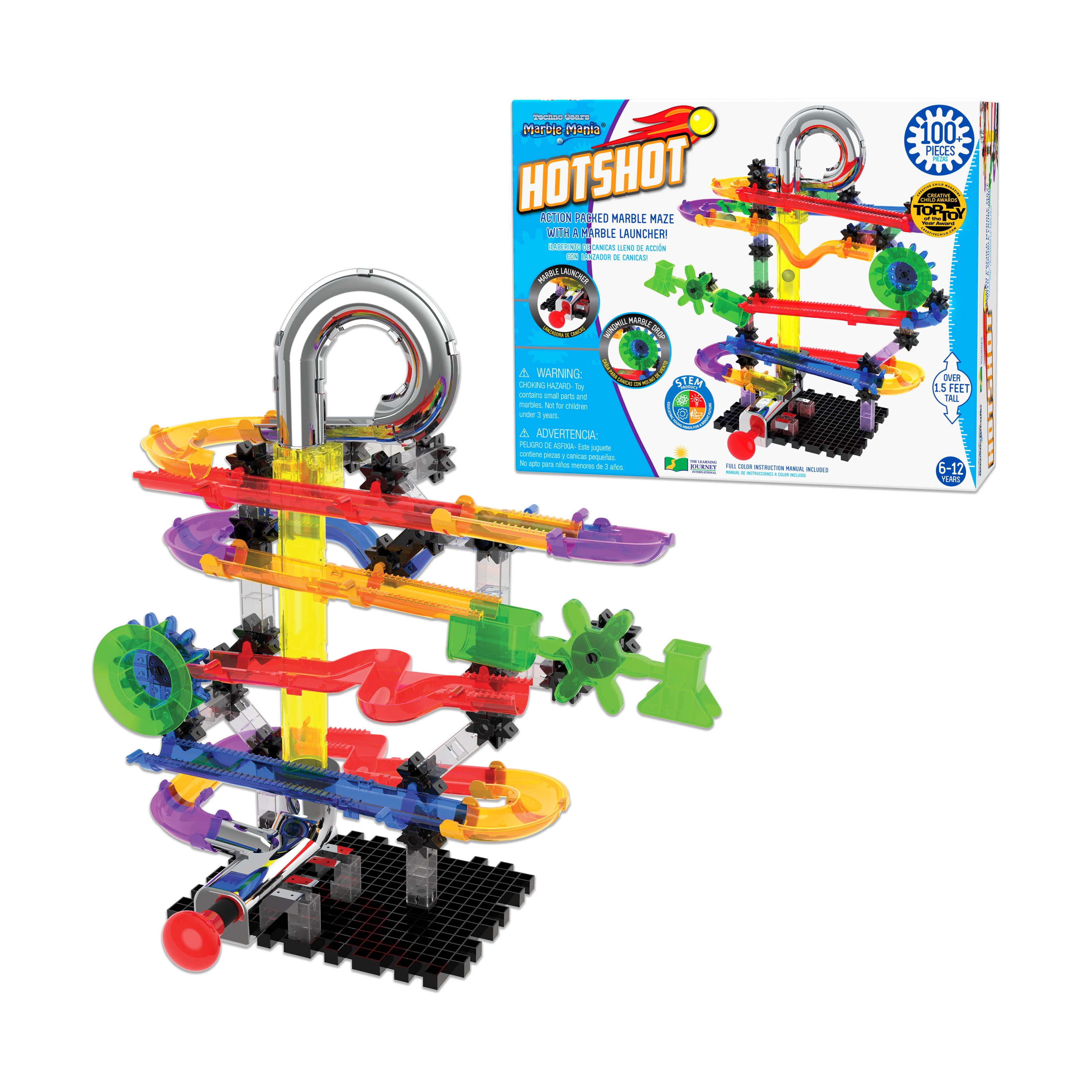 Techno Gears Marble Mania HotShot Construction Set - 116 Pieces - Image 3