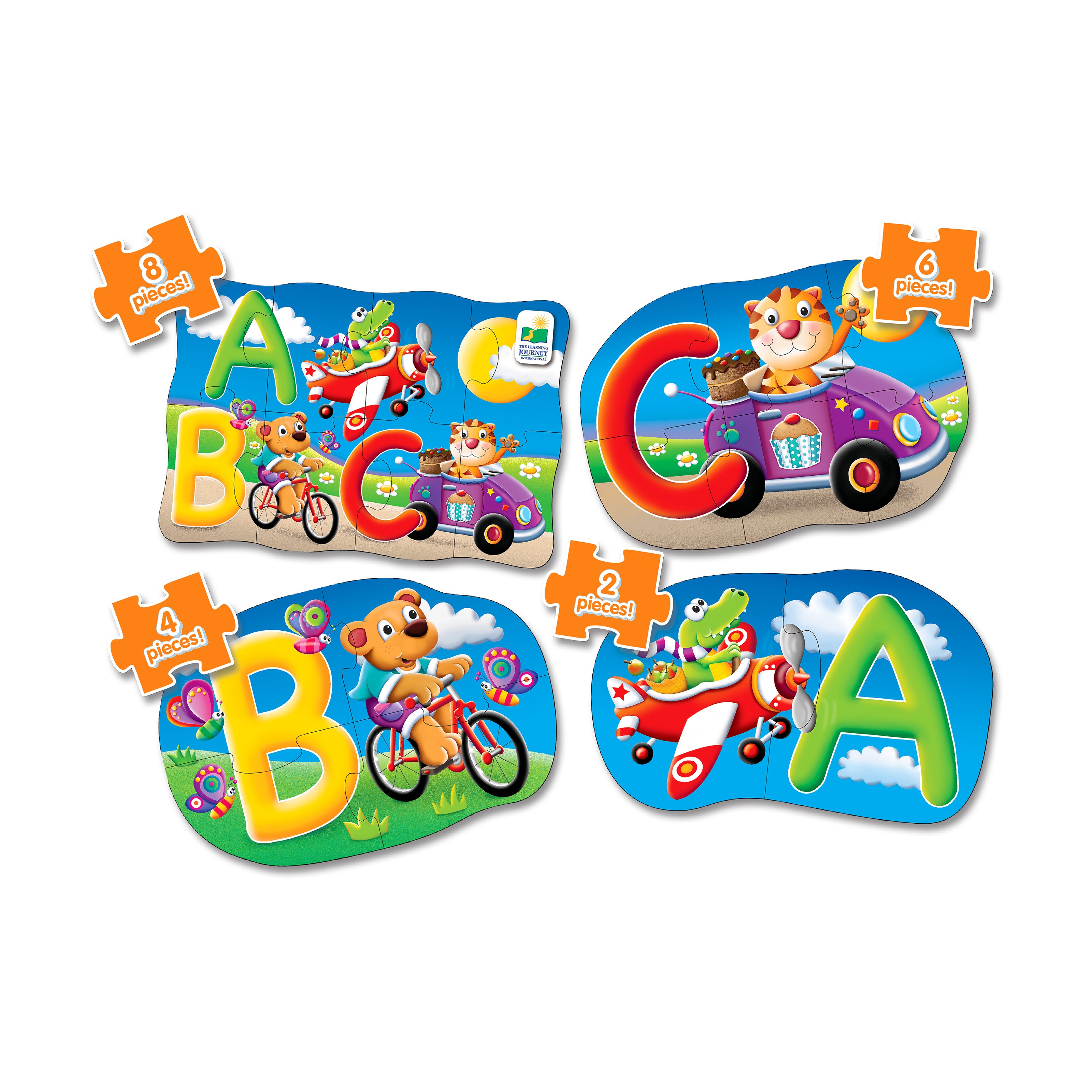 Alternative view of My First Puzzles - ABC Animal Adventure 4-Pack Set
