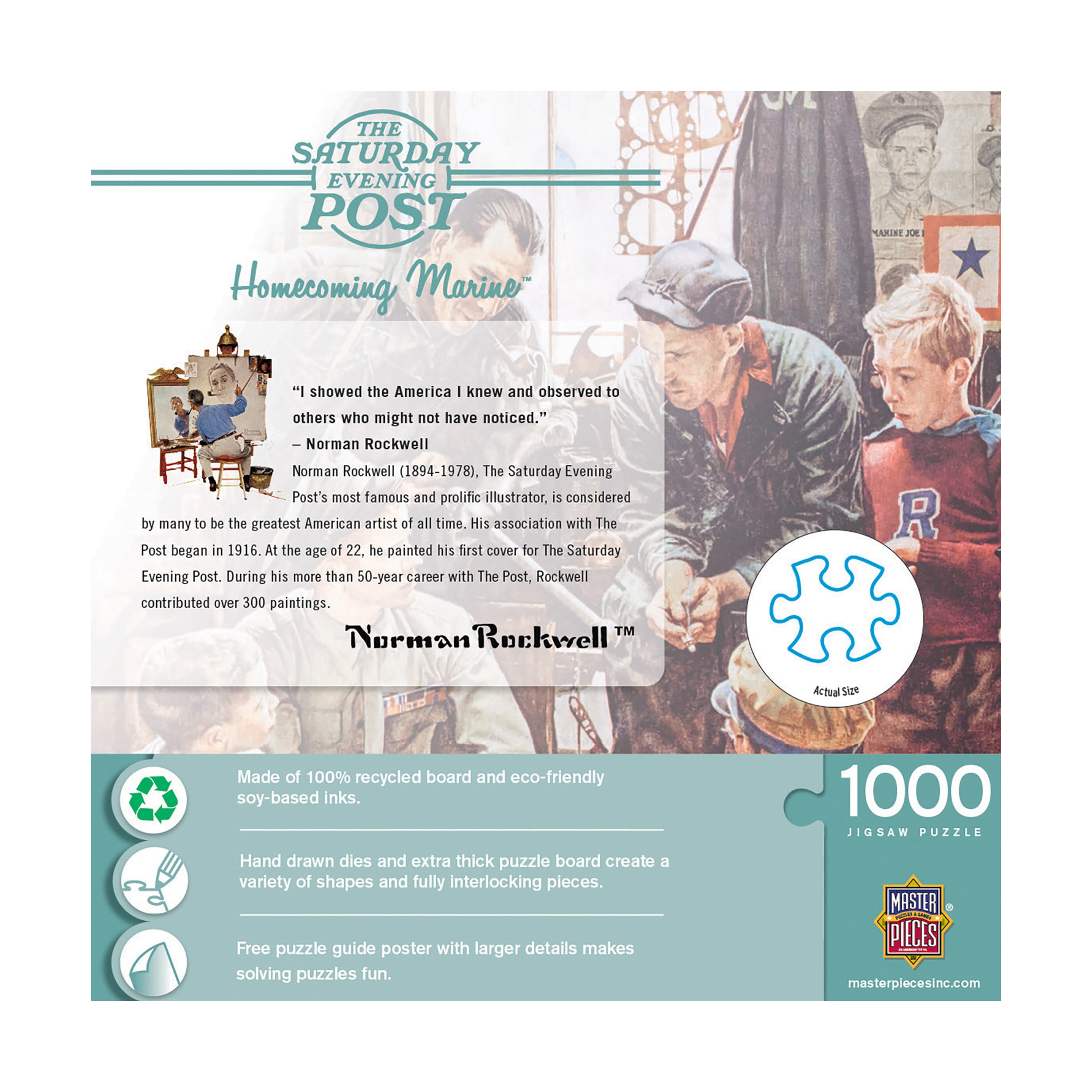 MasterPieces Homecoming Marine Jigsaw Puzzle - 1000 pc - Image 4