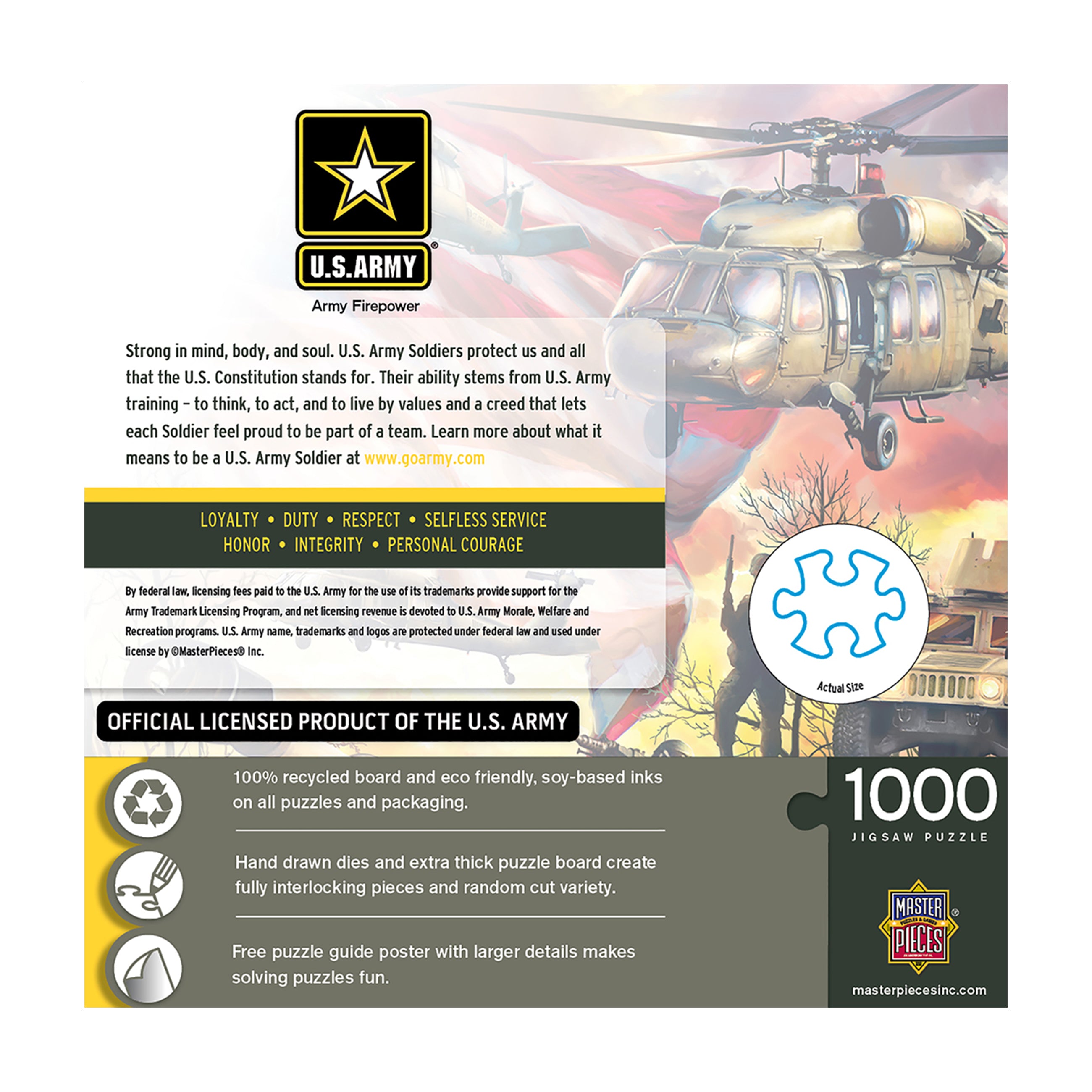 MasterPieces U.S. Army Firepower Jigsaw Puzzle - 1000 pc - Image 4