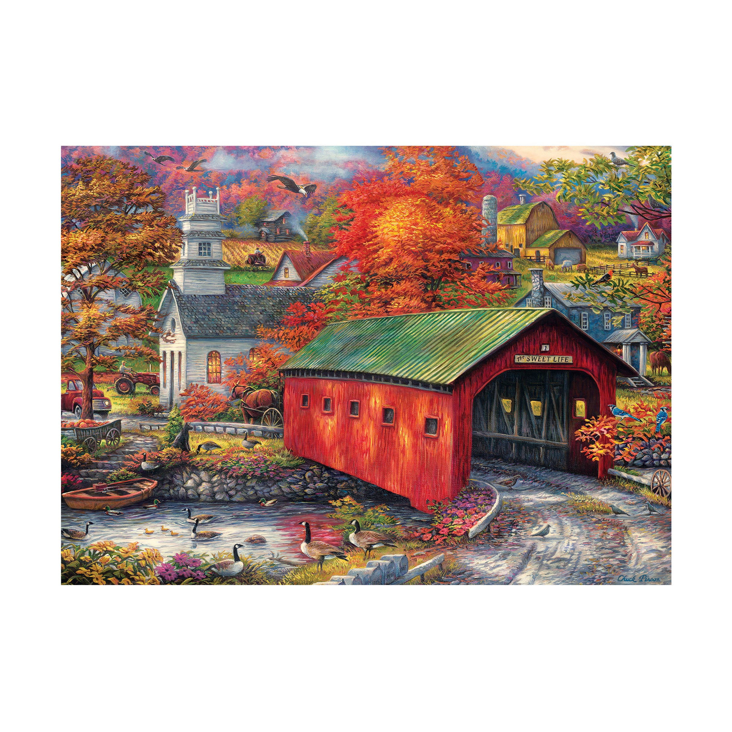 Chuck Pinson Art Gallery - The Sweet Life Jigsaw Puzzle - 1000 pc - Image 2