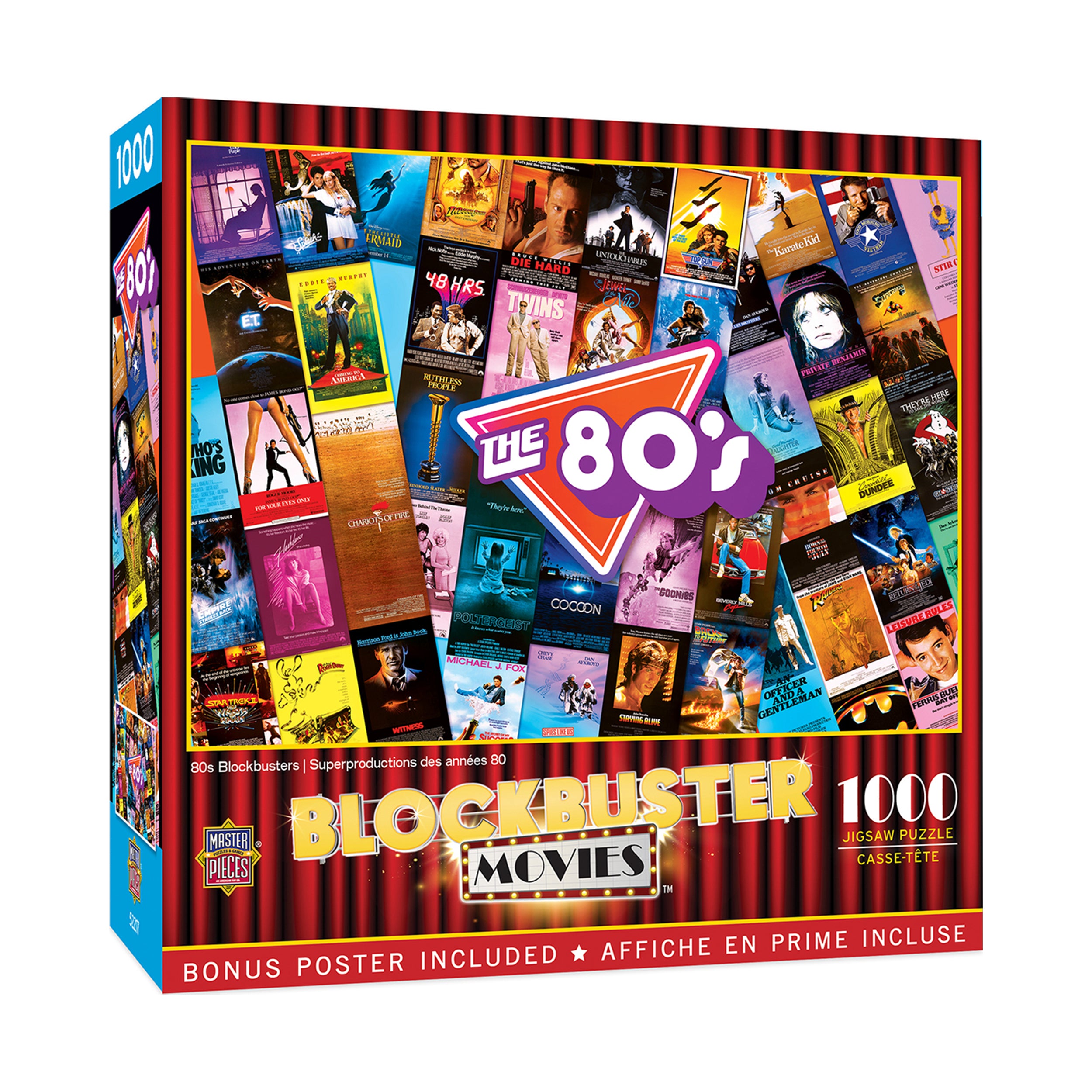 MasterPieces 80s Blockbusters Jigsaw Puzzle - 1000 pc - Image 2