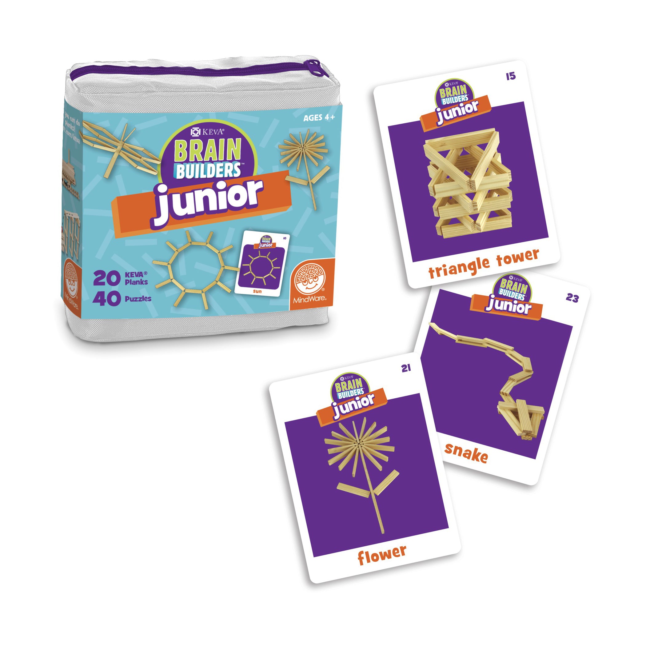 KEVA Brain Builders Junior - Interactive STEM Playset - Image 2