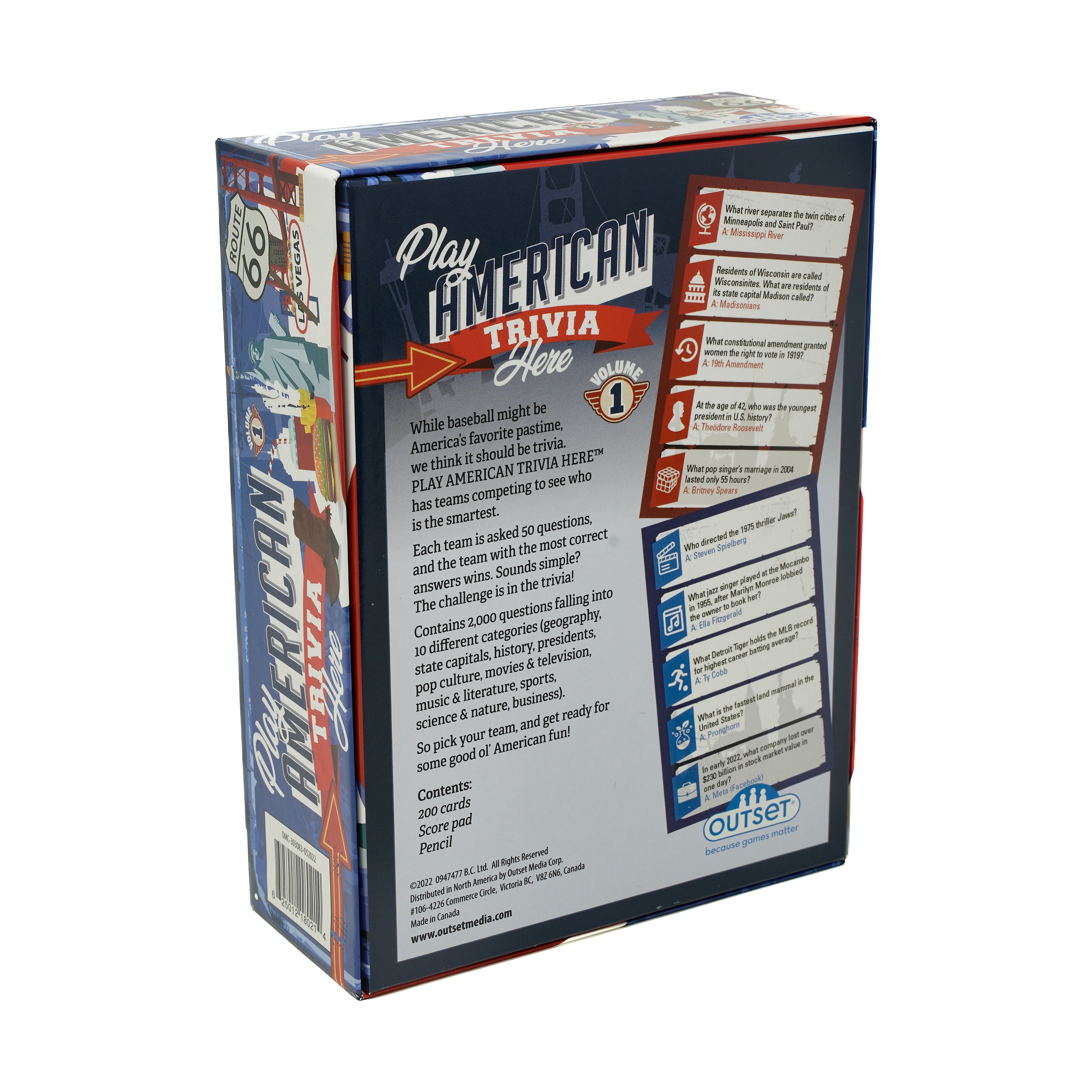 Play American Trivia Here: Volume 1 Board Game - Image 3