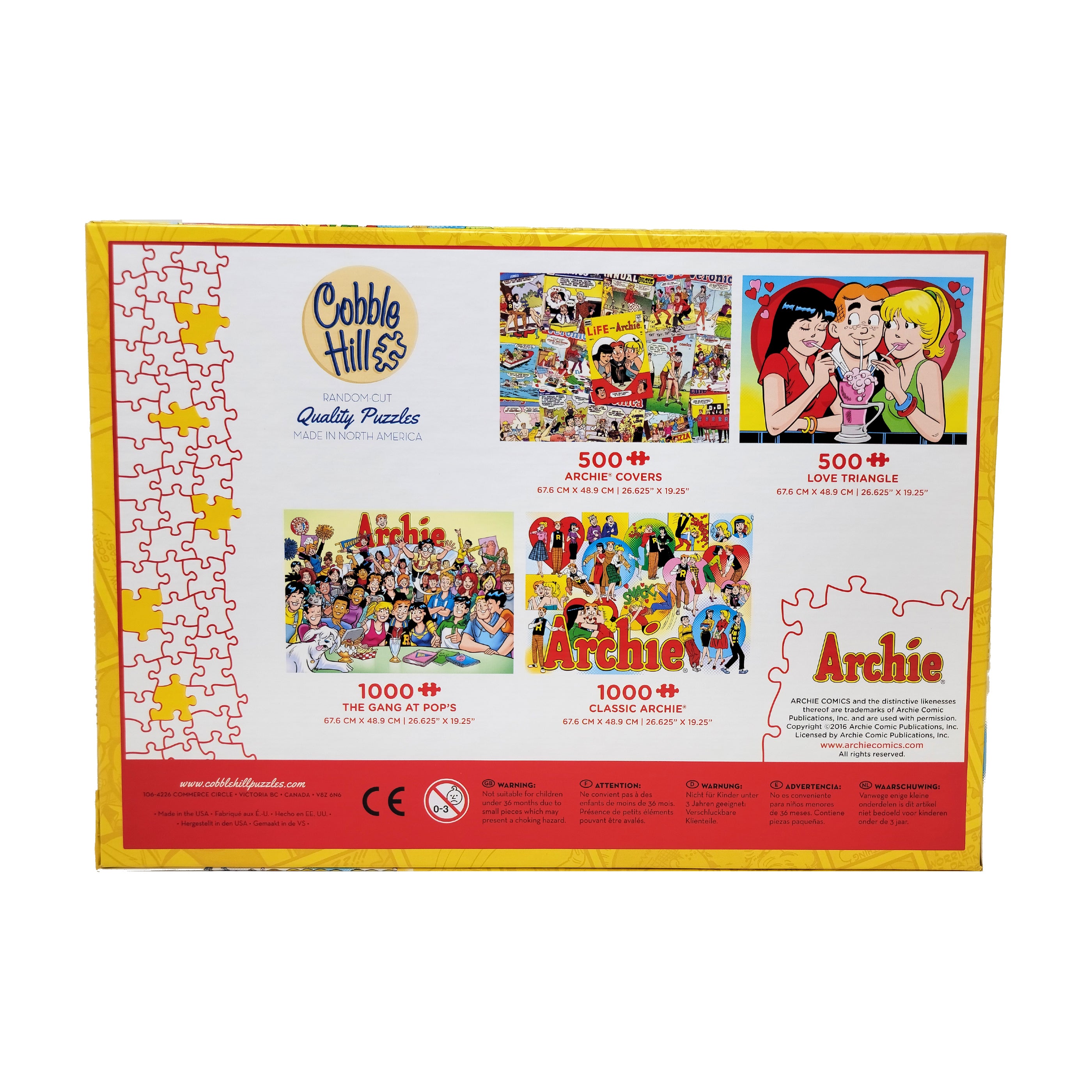 Archie Comics Classic Archie Scenes Jigsaw Puzzle - 1000 pcs - Image 4