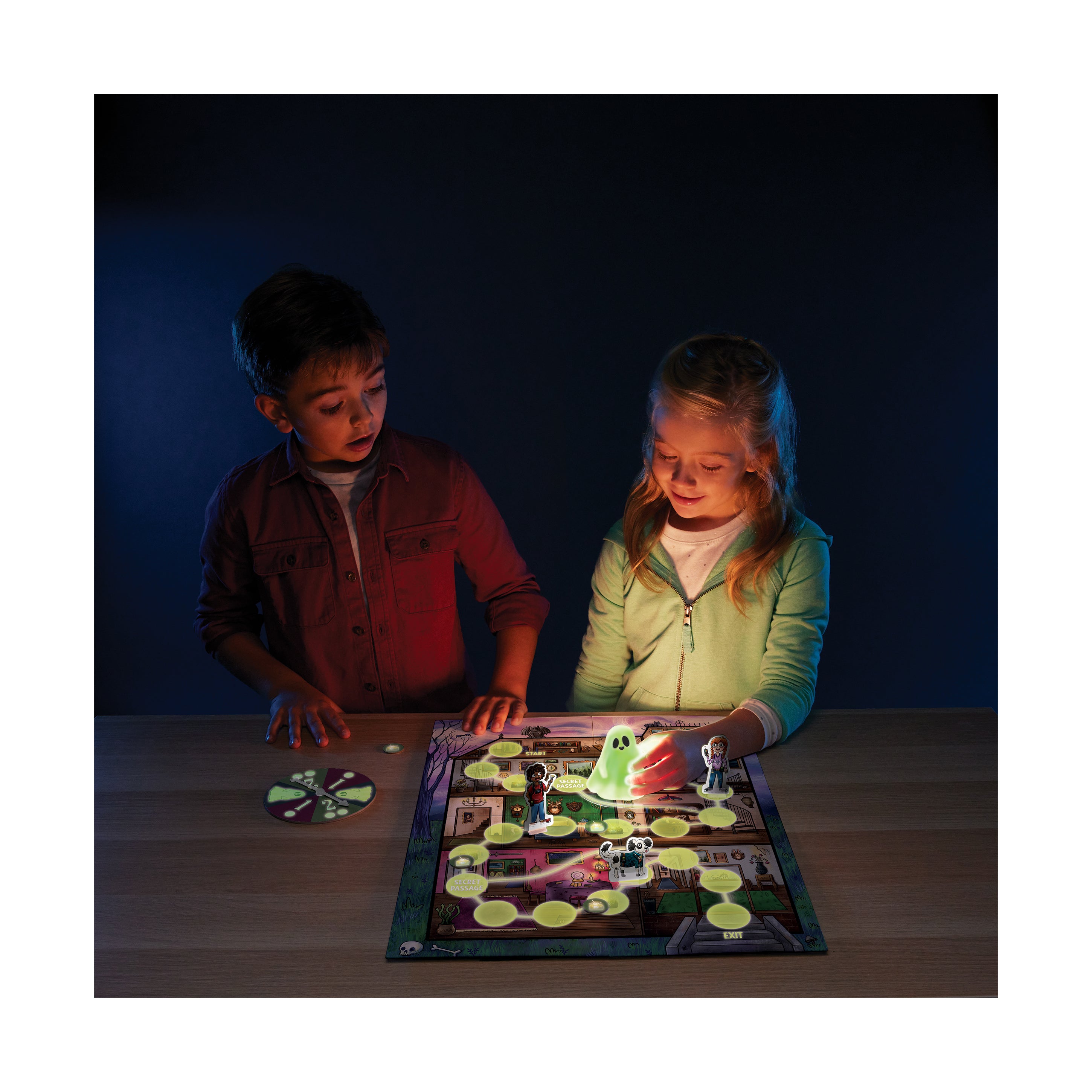 Ghost in the Attic Glow-in-the-Dark Cooperative Board Game - Image 5