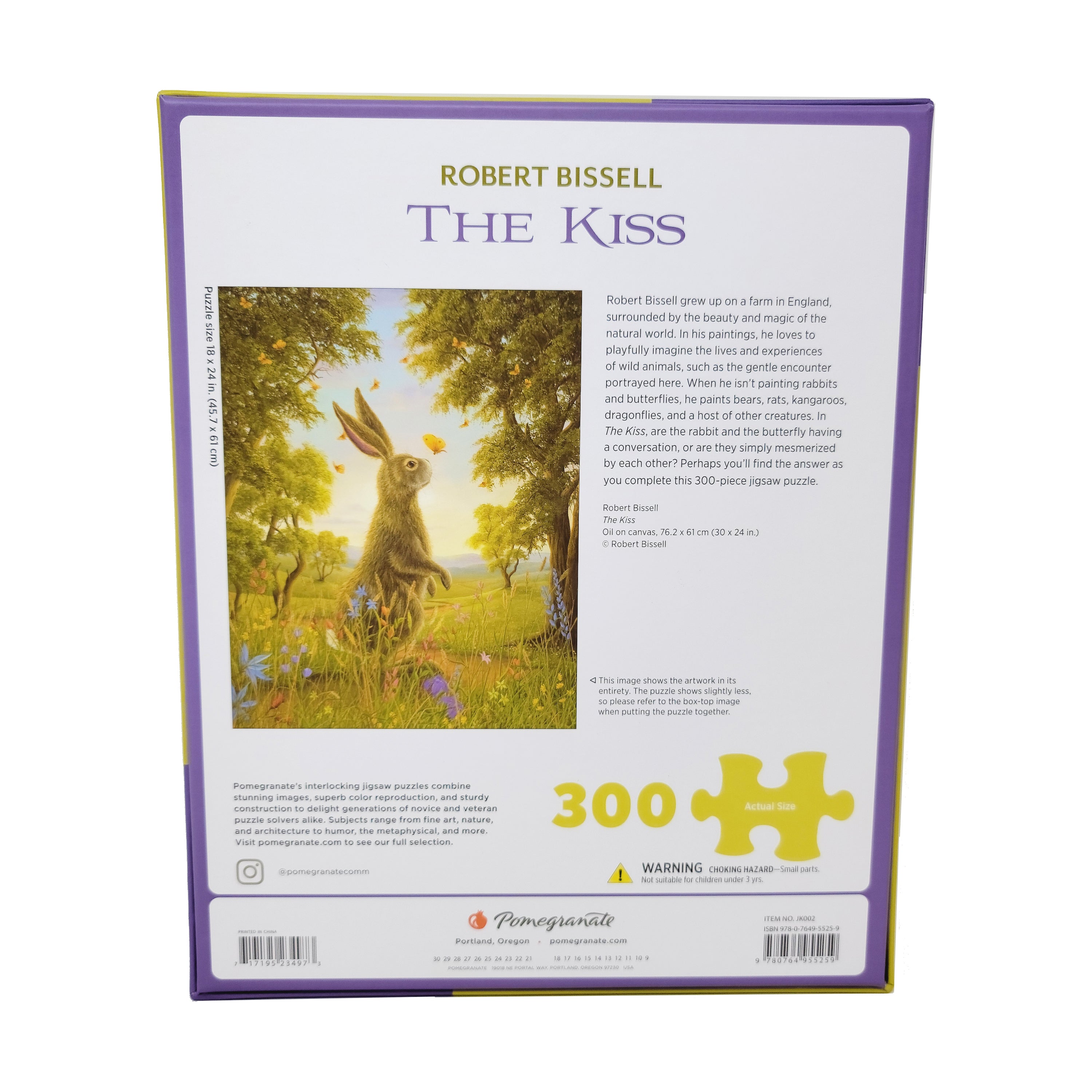 Pomegranate Robert Bissell The Kiss 300 pc Puzzle - Image 4