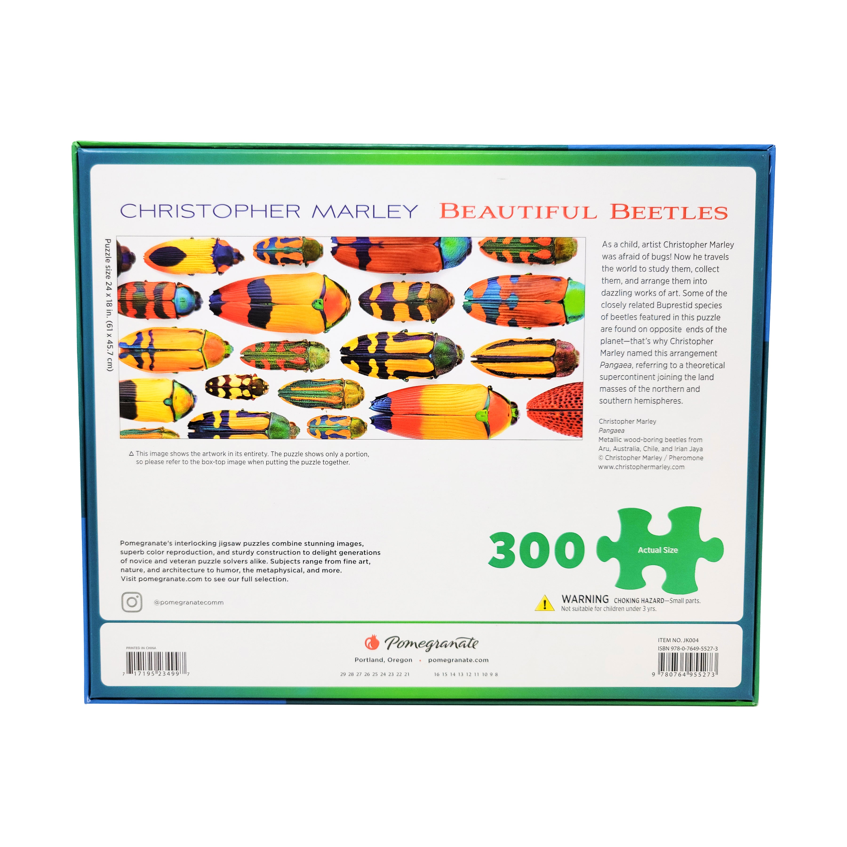 PomegranateKids Christopher Marley's Beautiful Beetles Puzzle - 300 pcs - Image 4