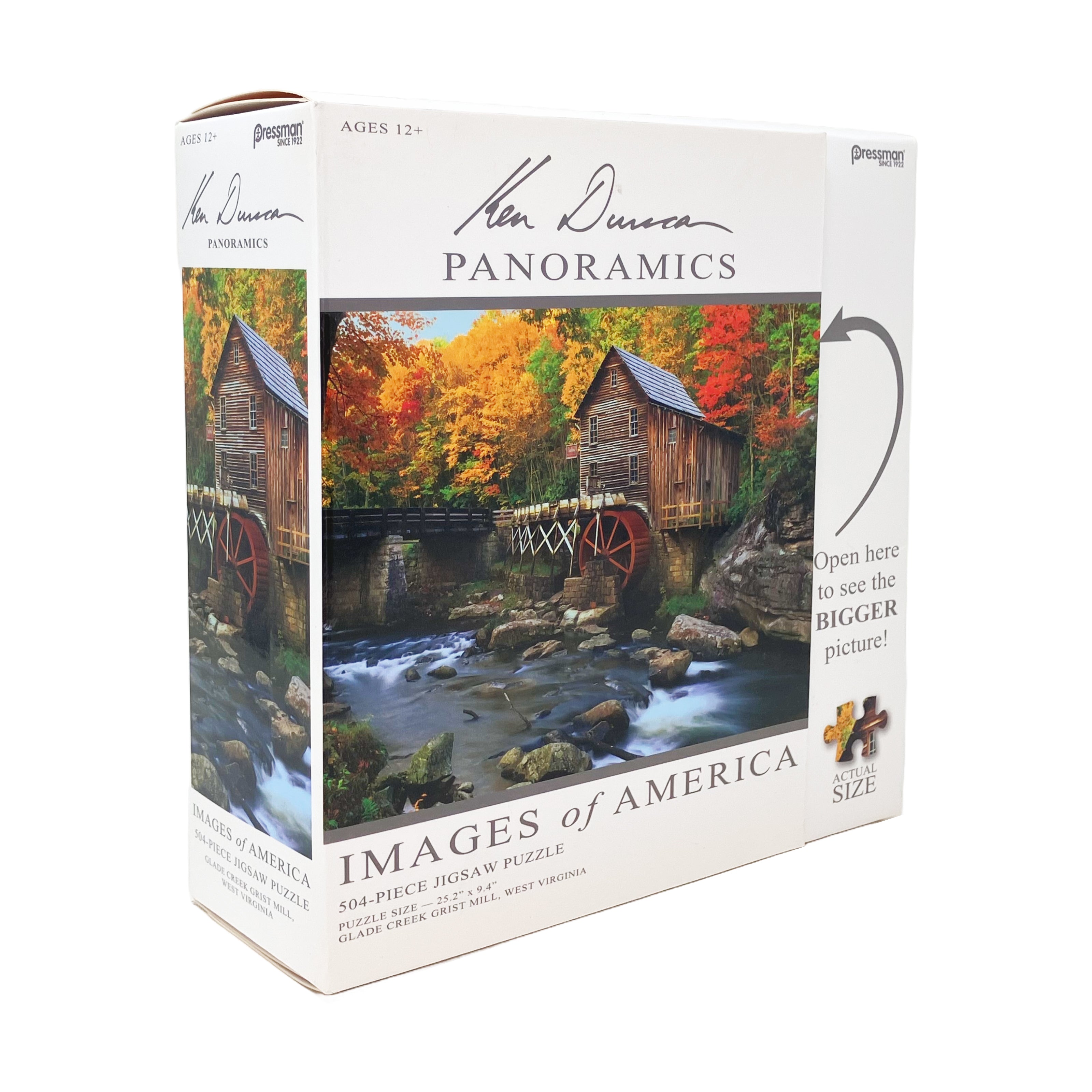 Ken Duncan Panoramics Glade Creek Grist Mill Jigsaw - 504 pc - Image 4