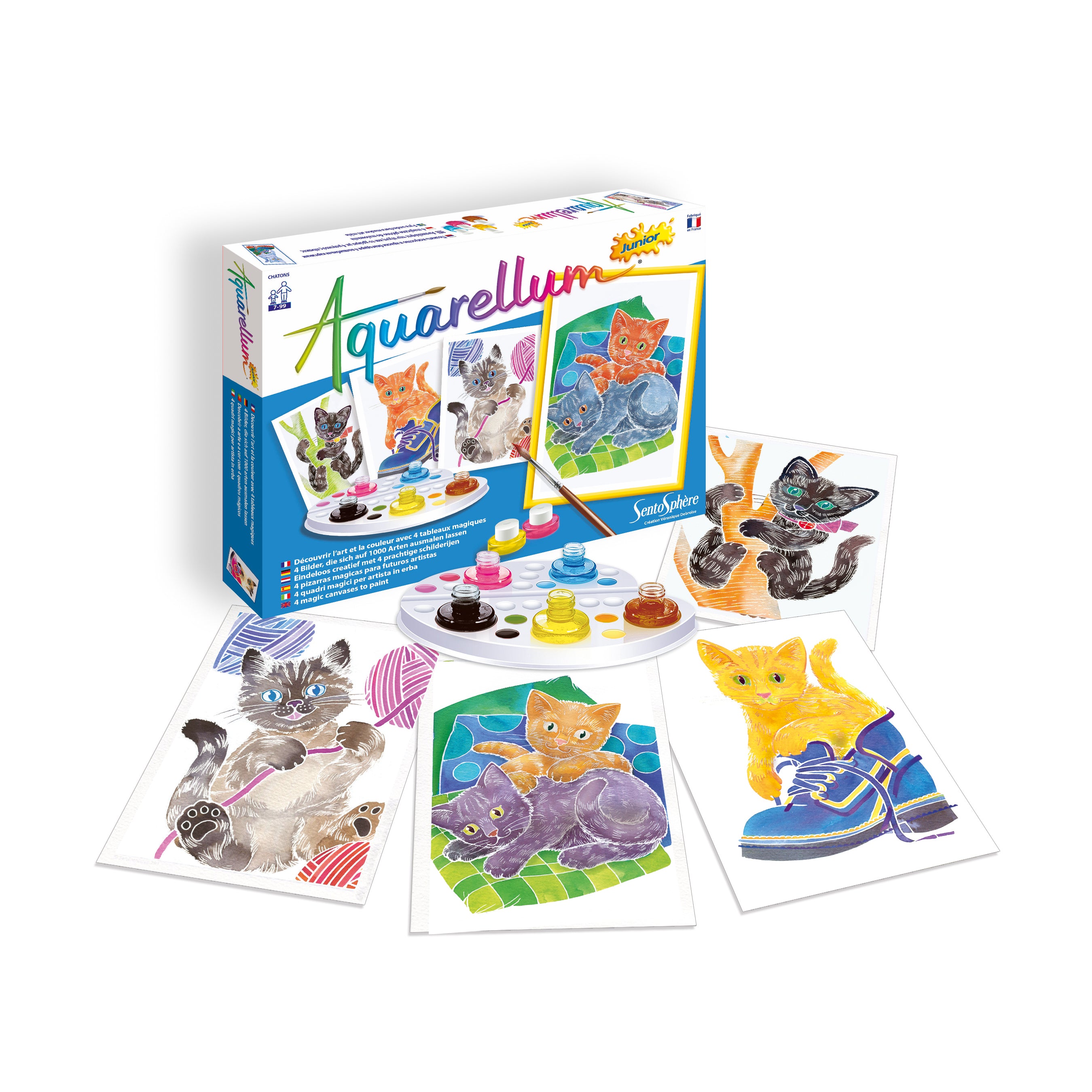 Alternative view of Aquarellum Junior Watercolor Kittens Painting Kit
