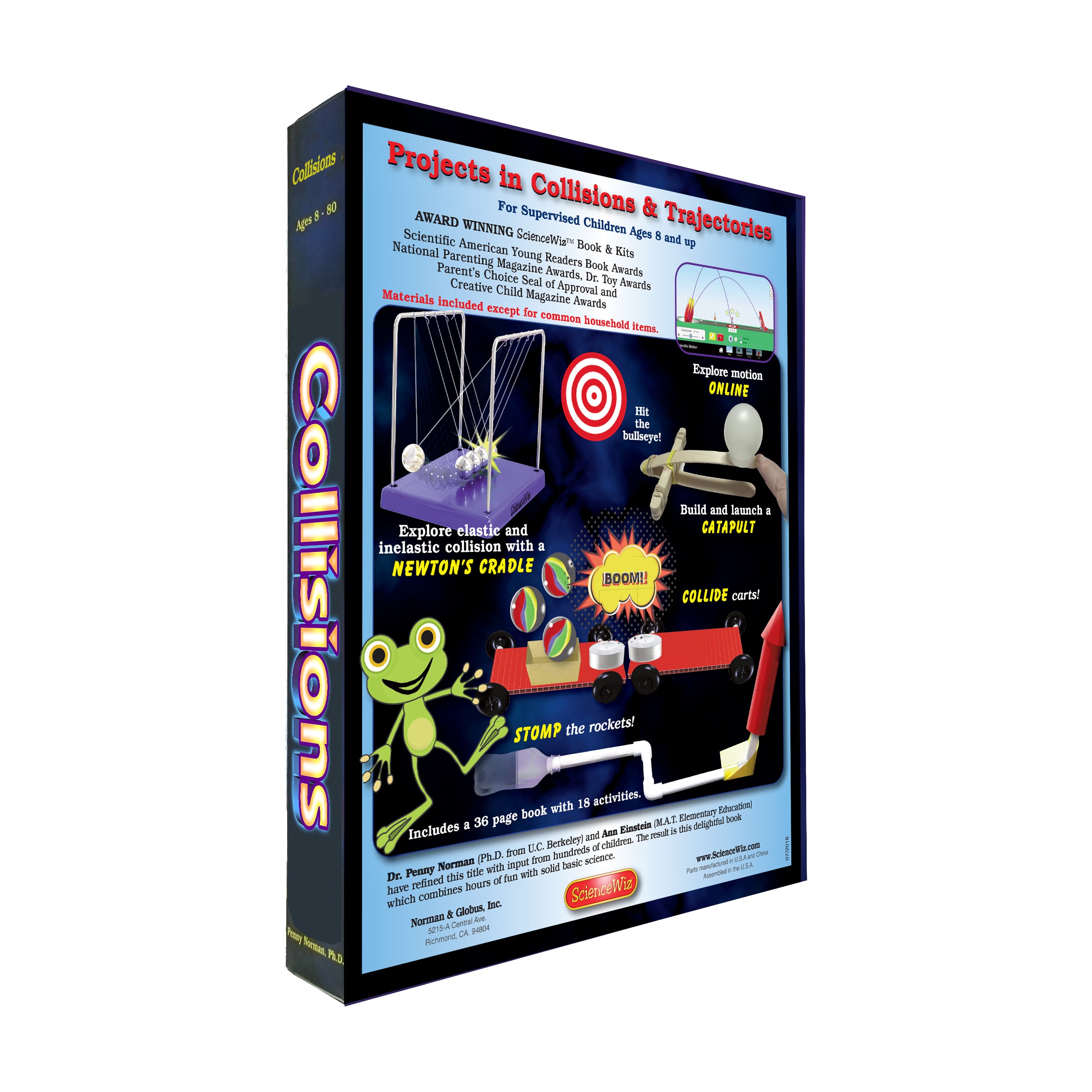 Alternative view of ScienceWiz Collisions & Trajectories Physics Exploration Kit