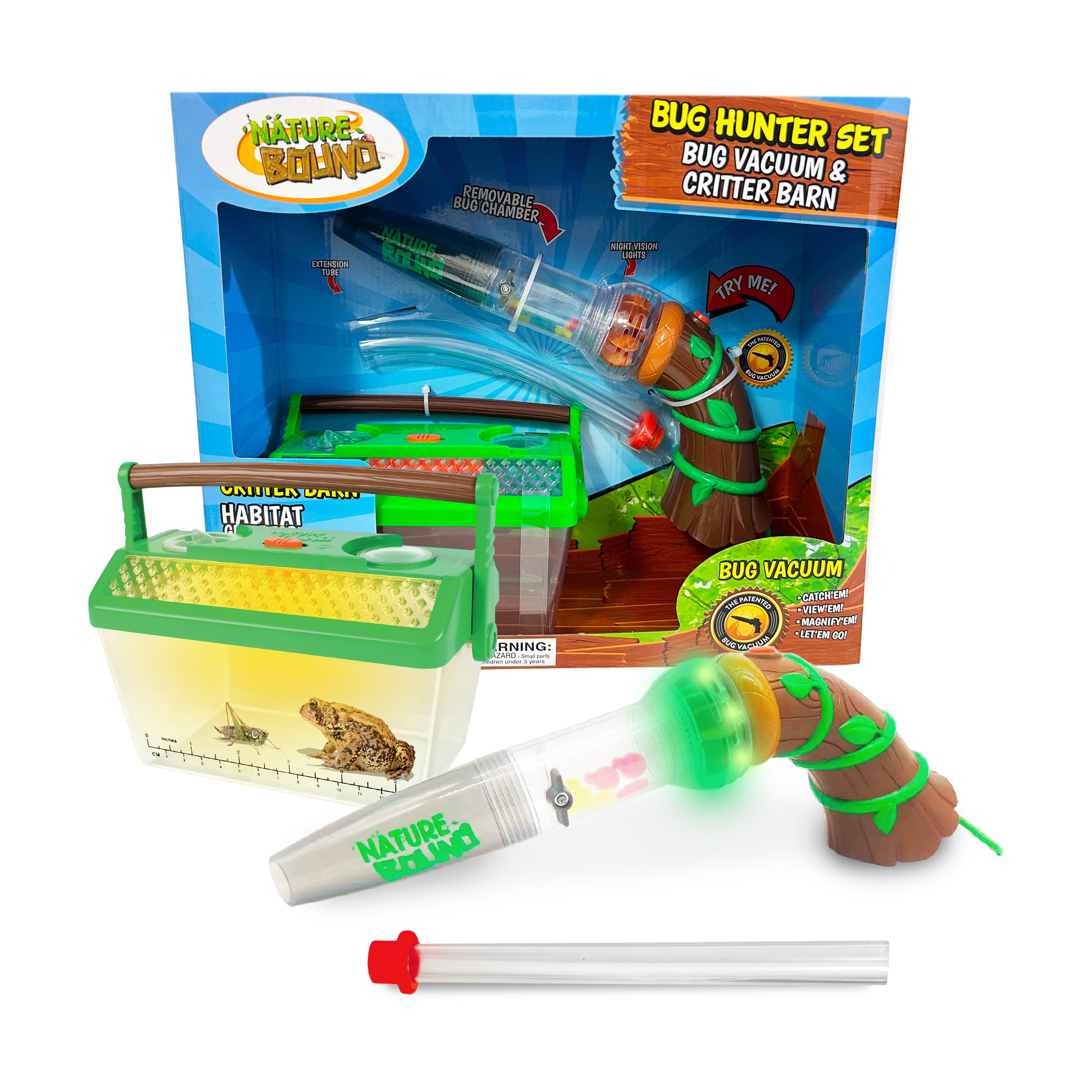 Nature Explorer's Ultimate Bug Hunter Set: Bug Vacuum & Critler Barn