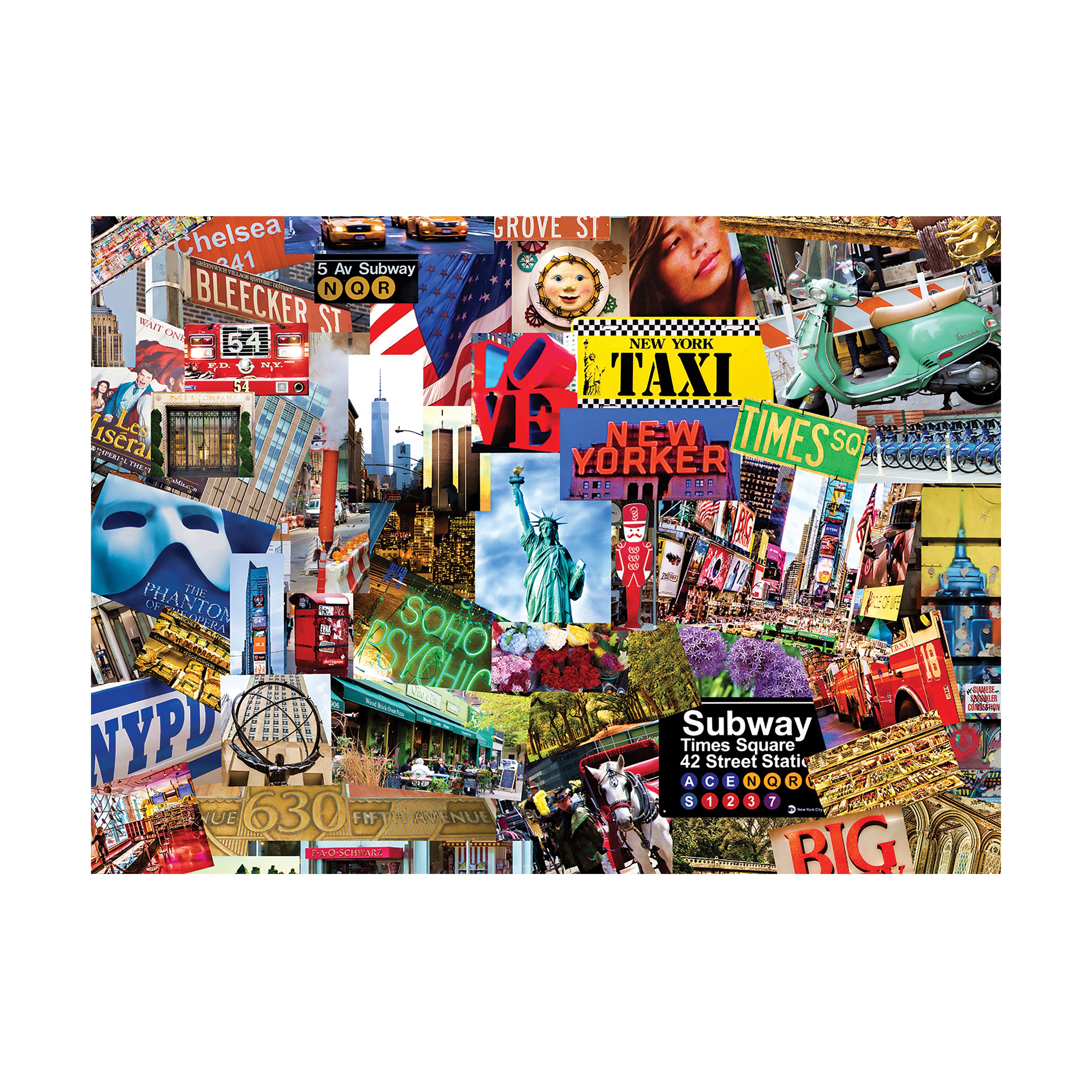 Larry Hersberger Artistic NYC Jigsaw Puzzle - 1000 pc - Image 2