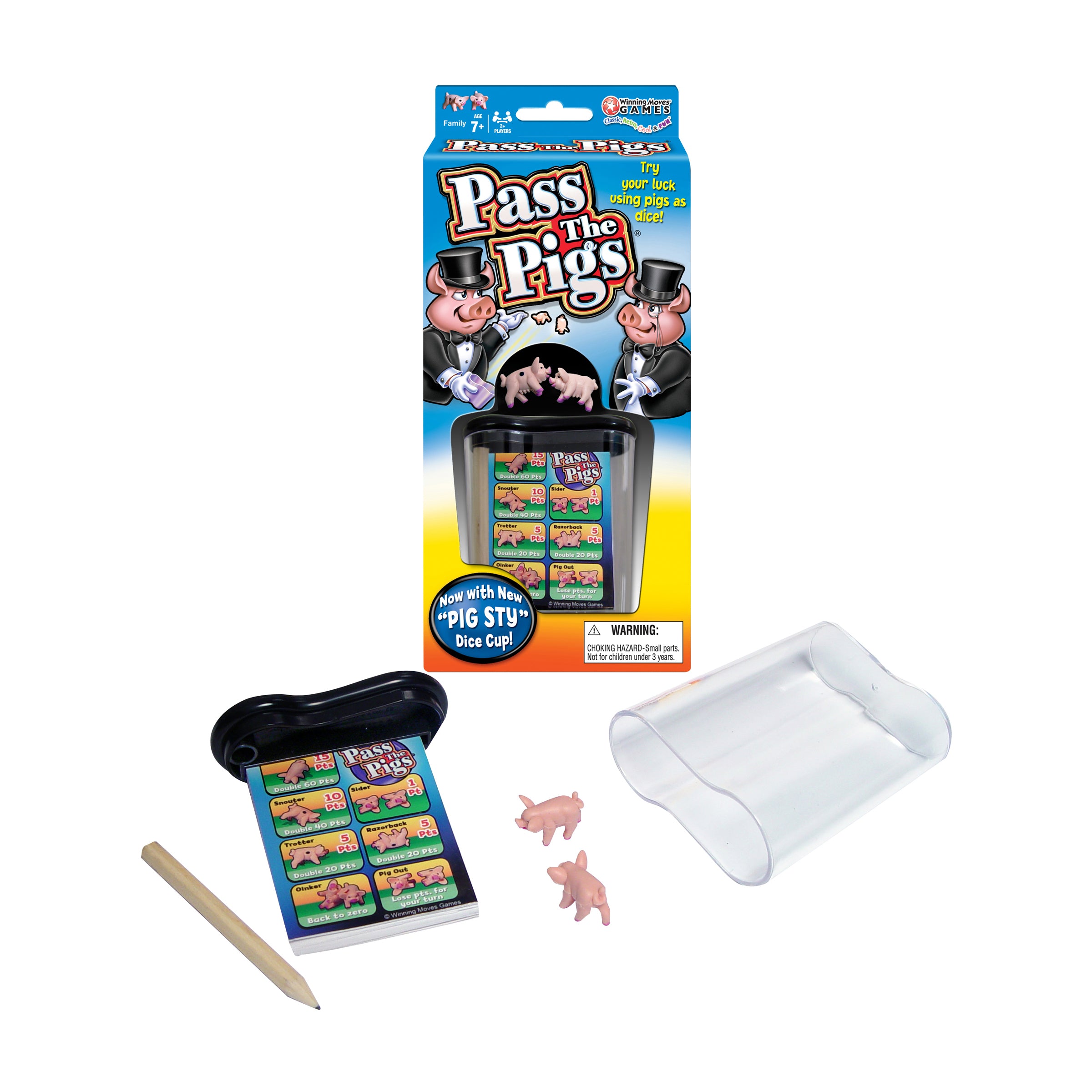 Alternative view of Pass the Pigs Classic Dice Party Game
