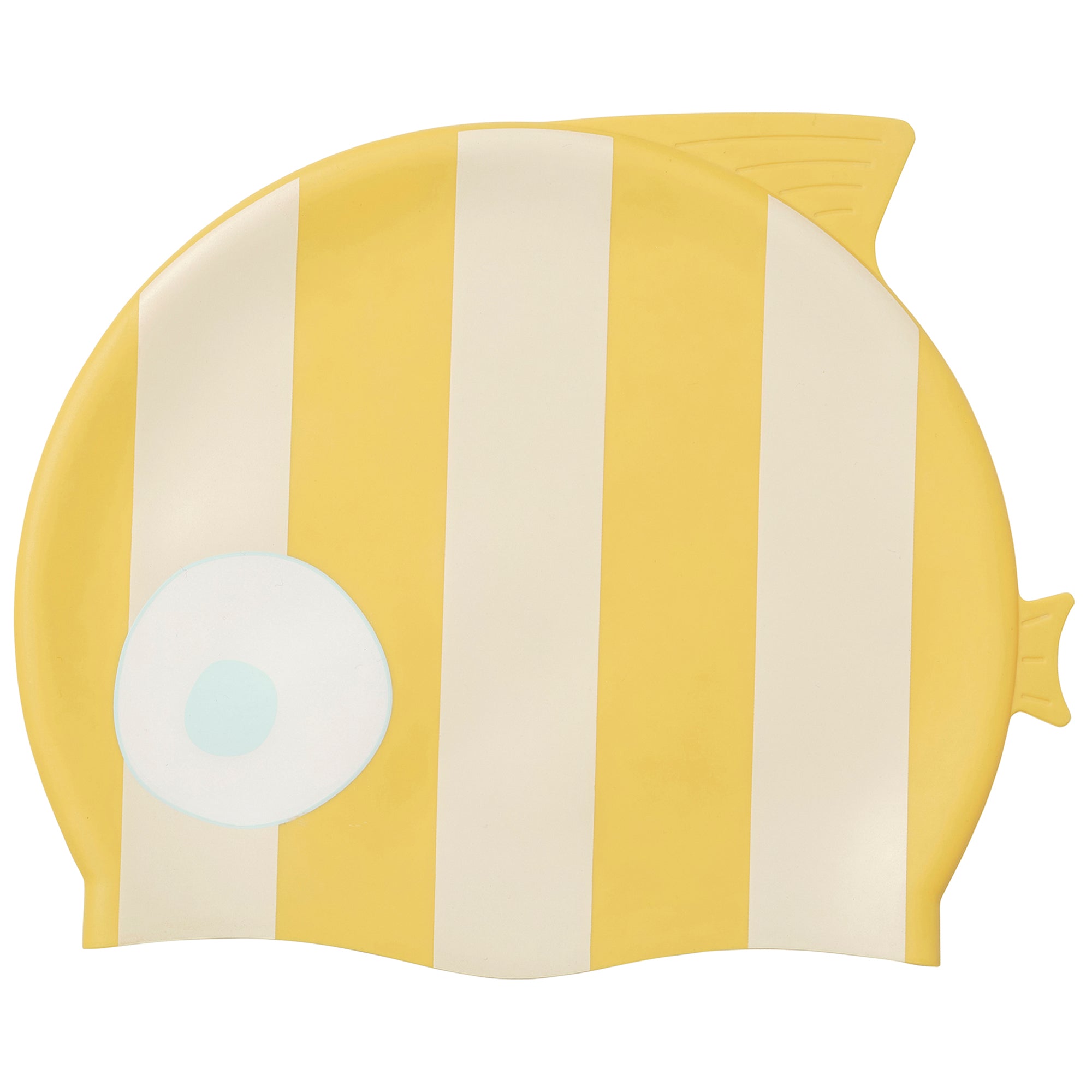 Sunnylife Finn The Fish Kids' Silicone Swim Cap, Ages 3-9 - Image 4