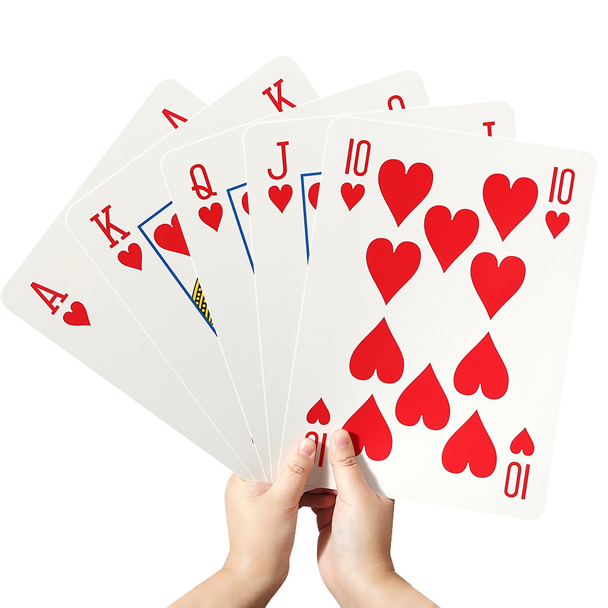 Trimate Jumbo Playing Cards - 8x11" Giant Deck, Durable Coated, Fun Game & Decor - Image 3