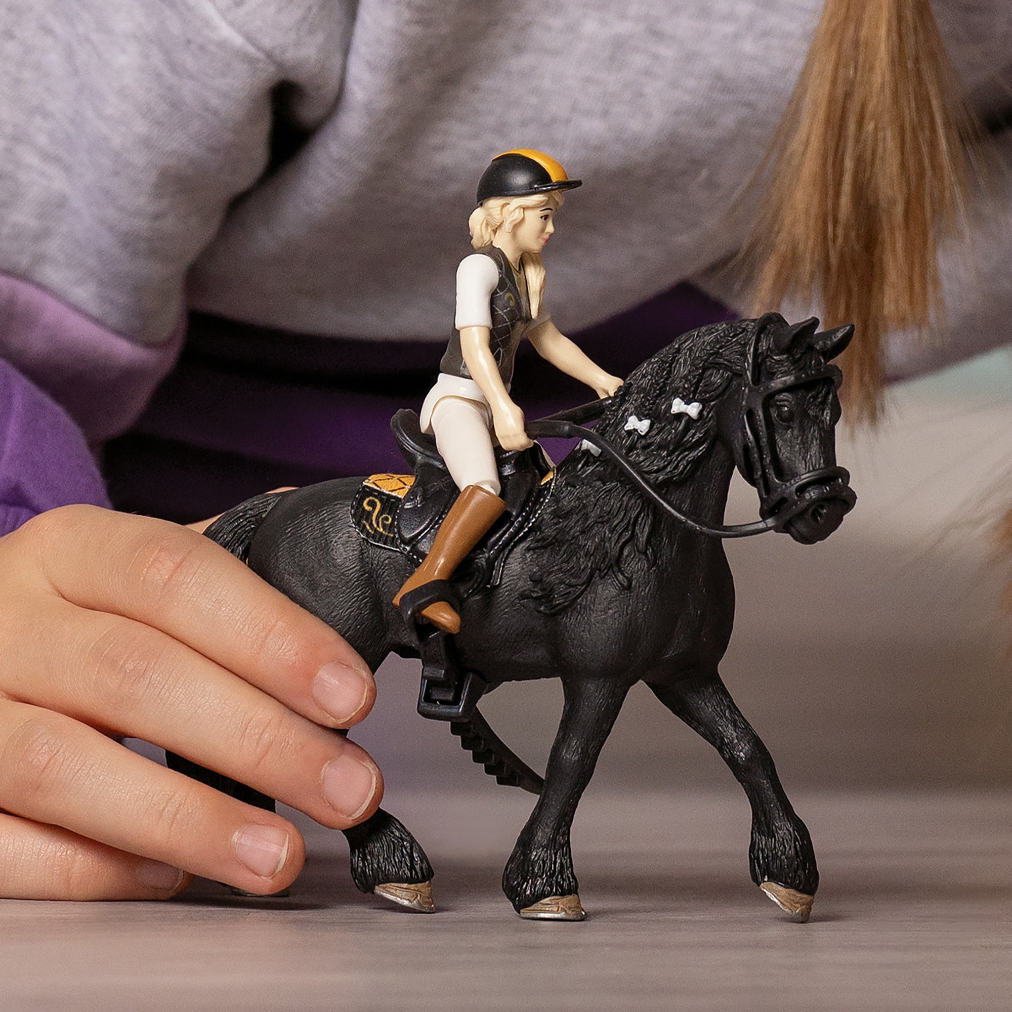 Schleich Horse Club Tori & Princess Articulated Playset - Black - Image 4